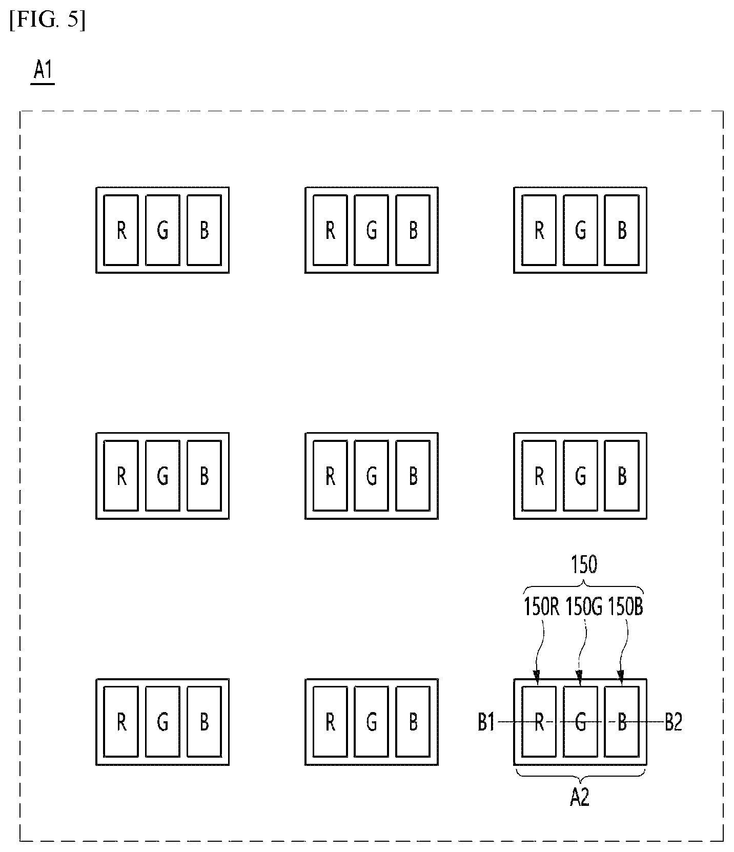 Patent US12317652 Figure 5 – Semiconductor light-emitting element and display device
