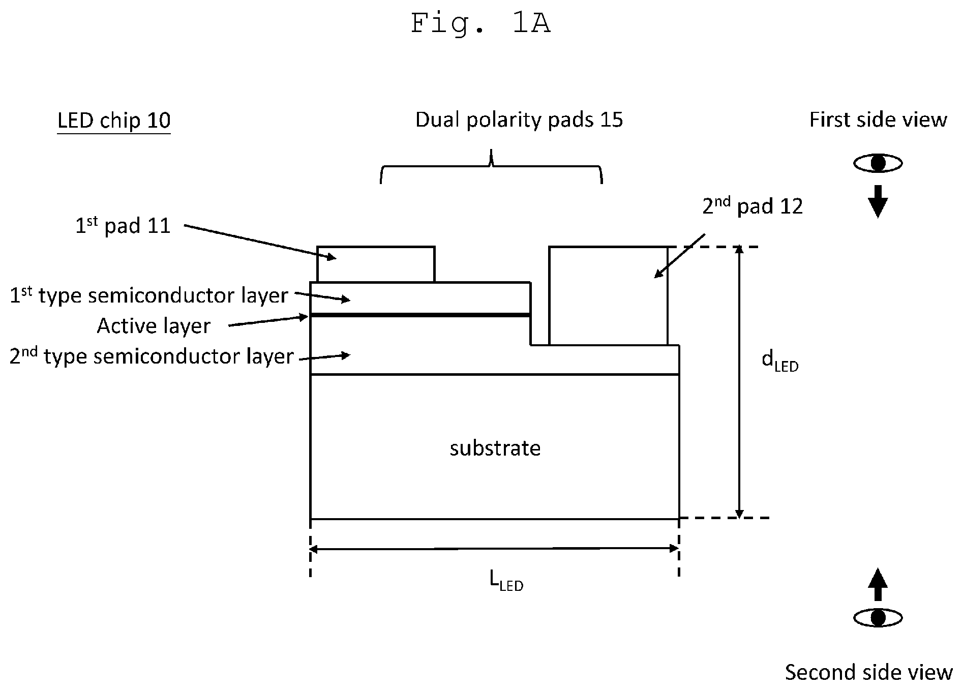 Patent US12317659 — Method of making a packaged device — Figure 1