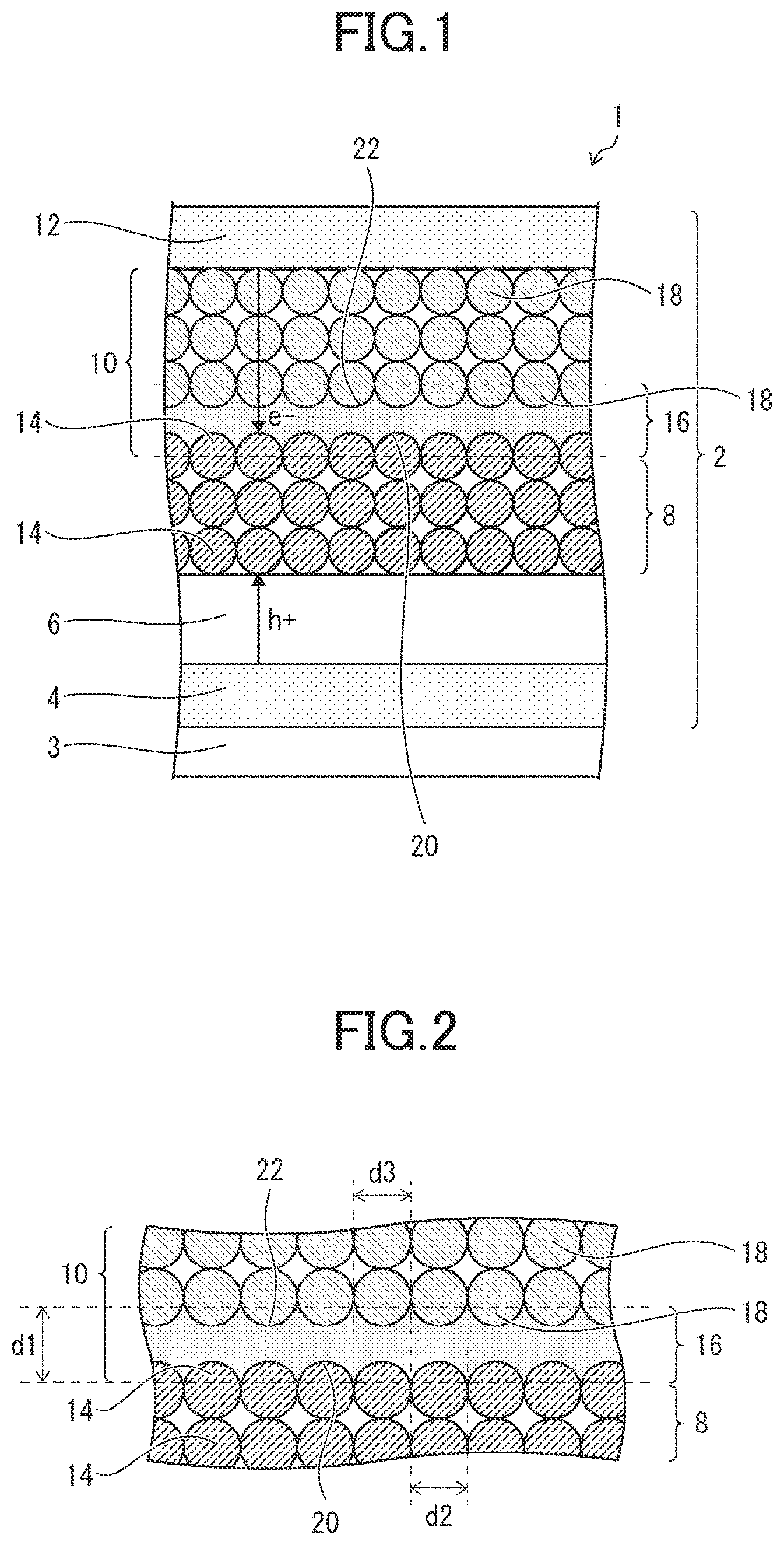Patent US12317669 — Light-emitting element, light-emitting device, and manufacturing method of light-emitting element for improving electron transport efficiency — Figure 1
