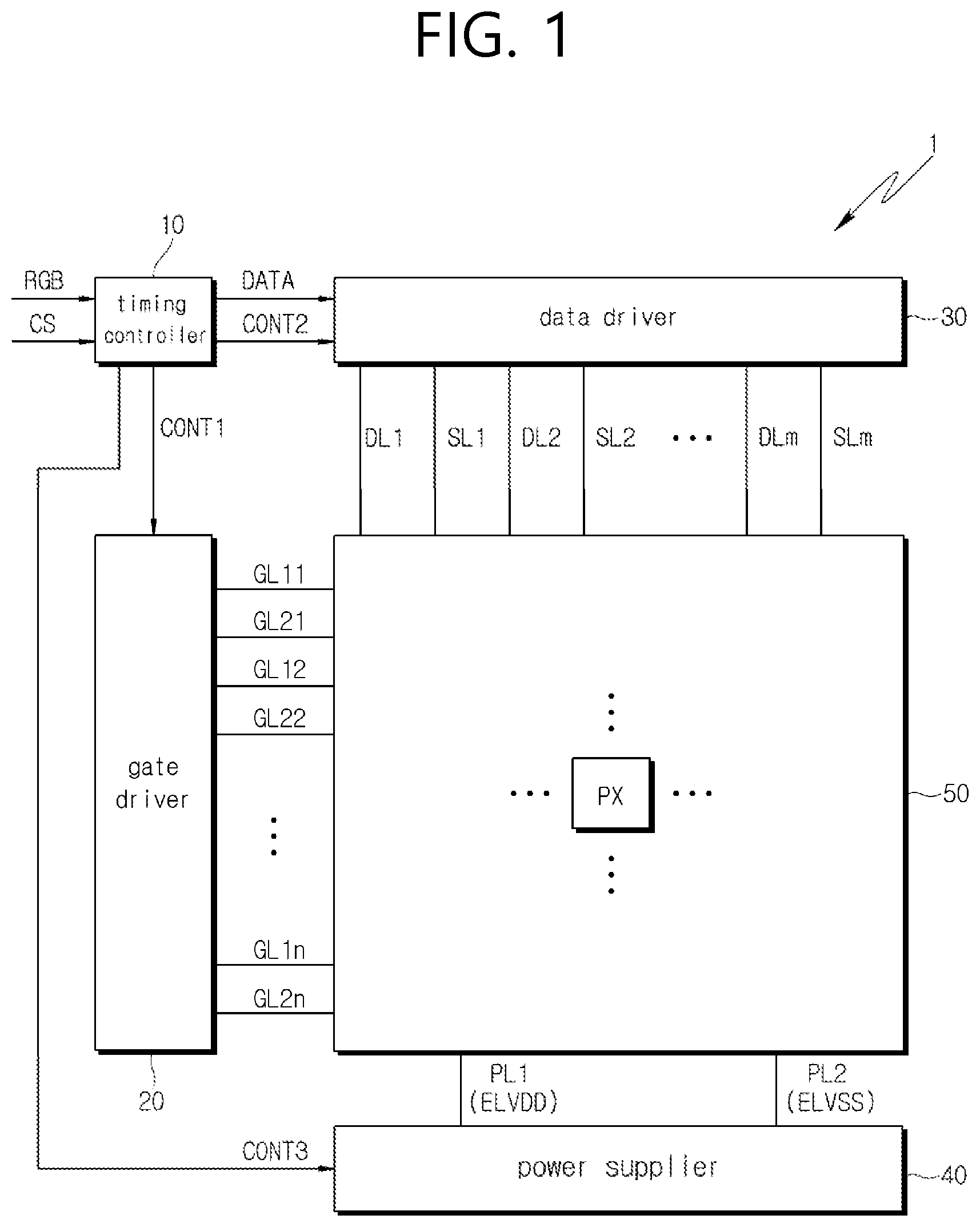 Patent US12317690 — Display device and method of manufacturing same — Figure 1