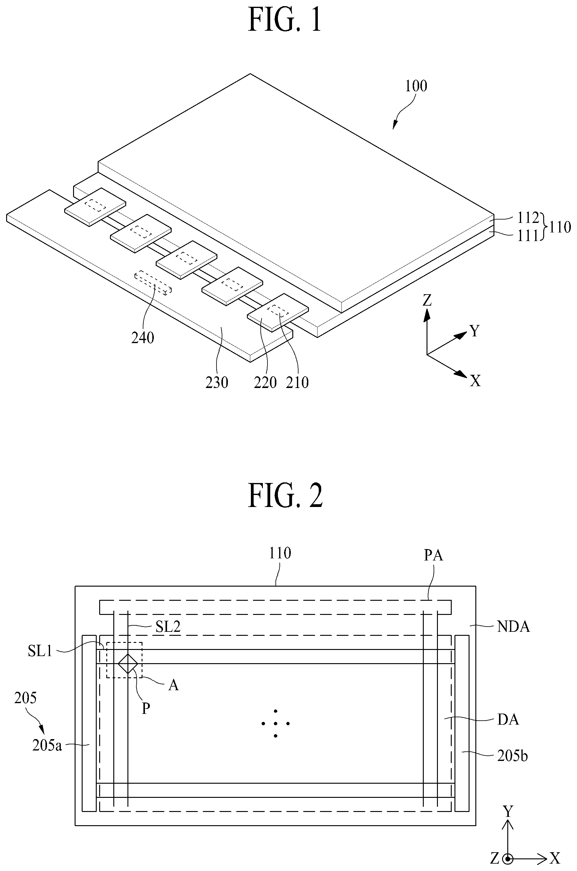 Patent US12317700 — Transparent display device — Figure 1