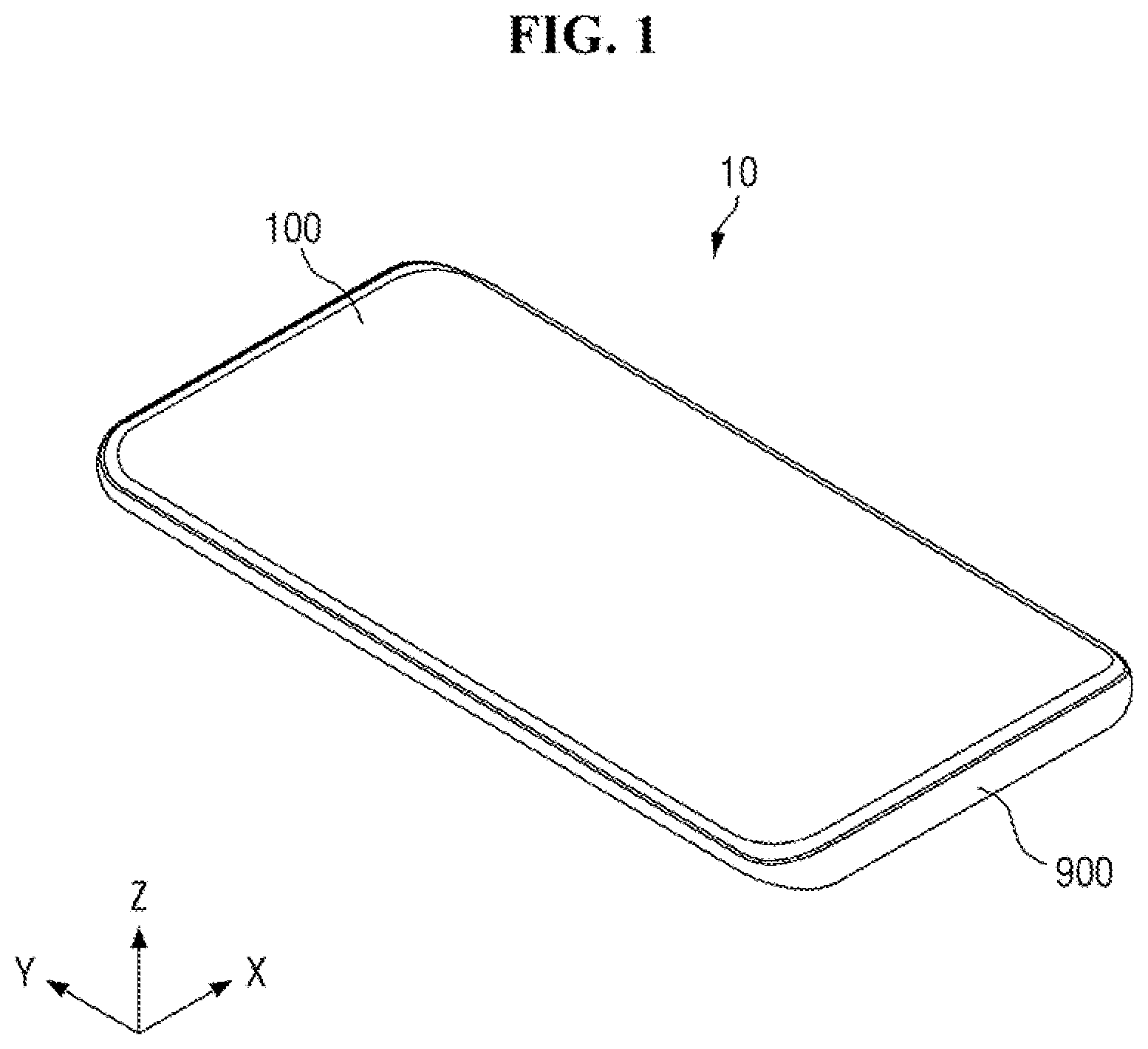 Patent US12317701 — Display device — Figure 1
