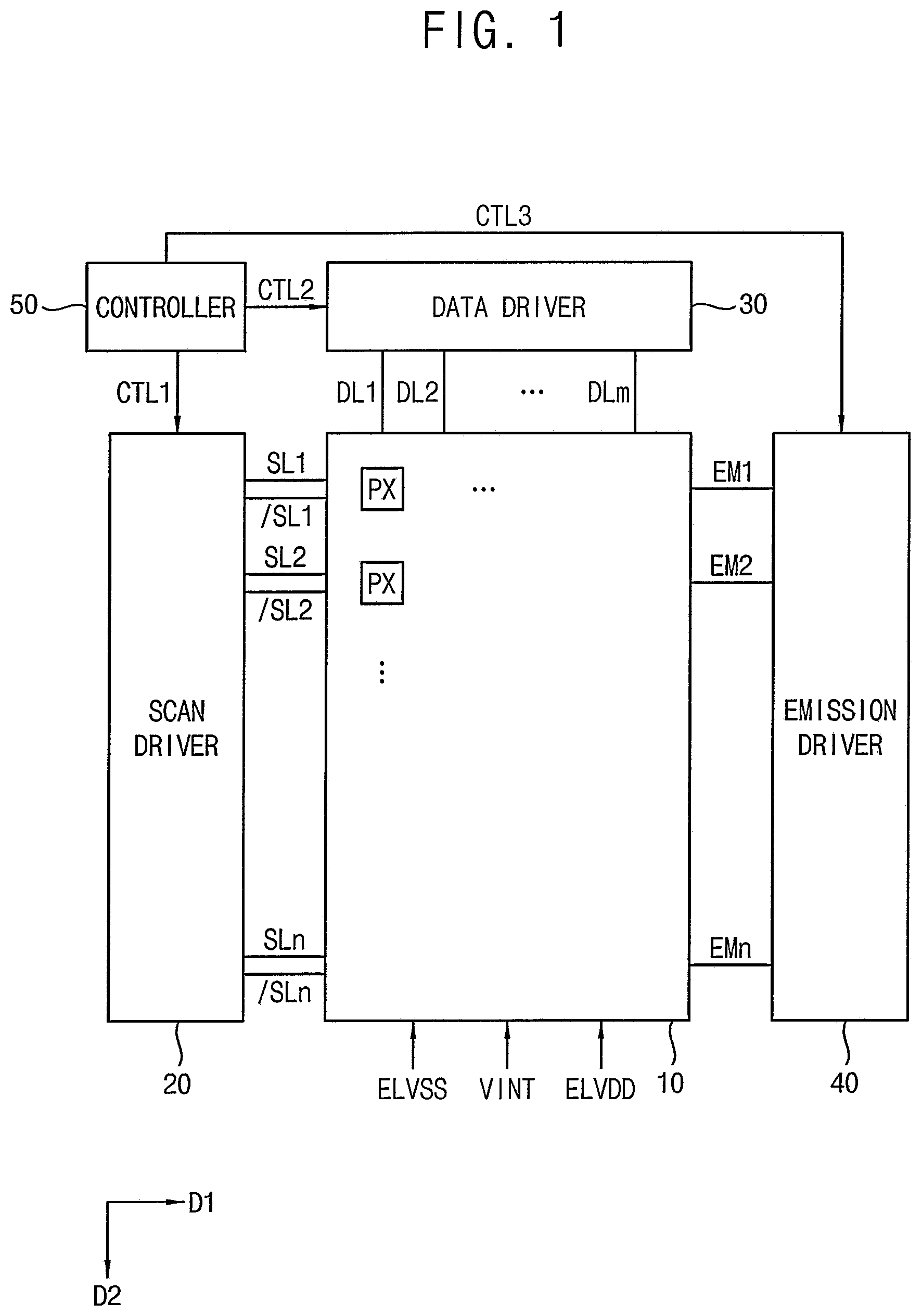 Patent US12317710 — Method of determining the spread of an organic layer in an oled — Figure 1