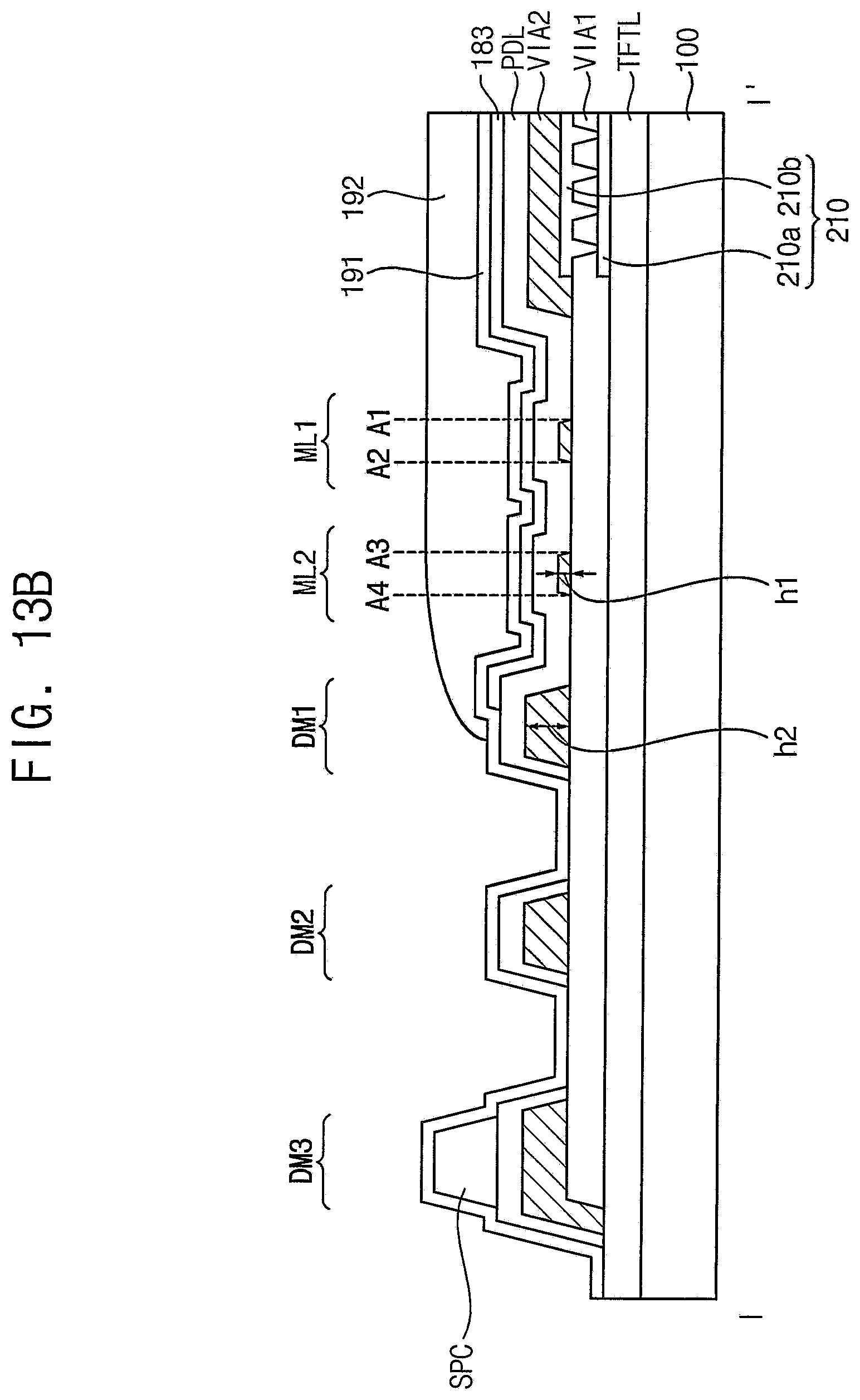 Patent US12317710 Figure 14 – Method of determining the spread of an organic layer in an oled