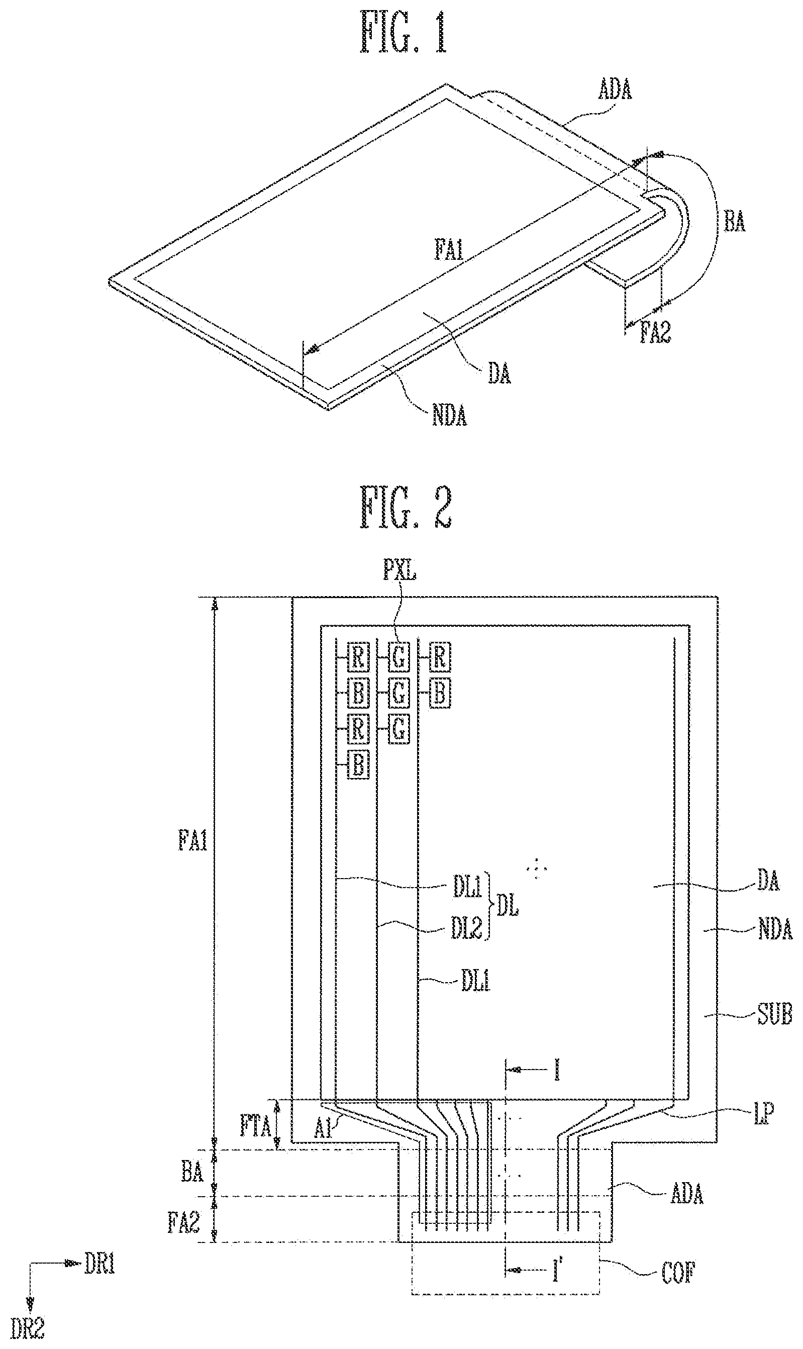 Patent US12317712 — Display device — Figure 1