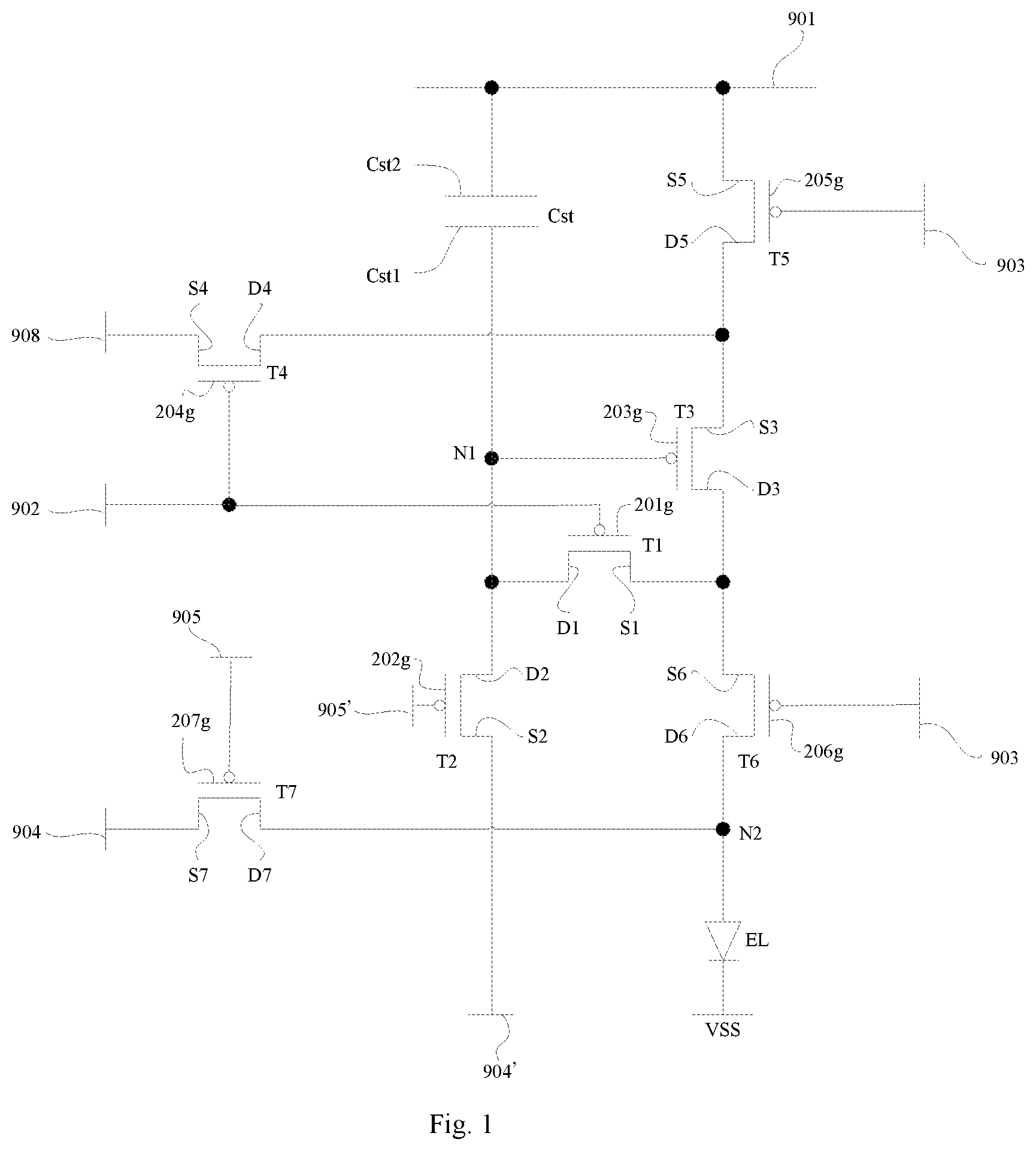 Patent US12317716 — Display panel, method for manufacturing the same and display device — Figure 1