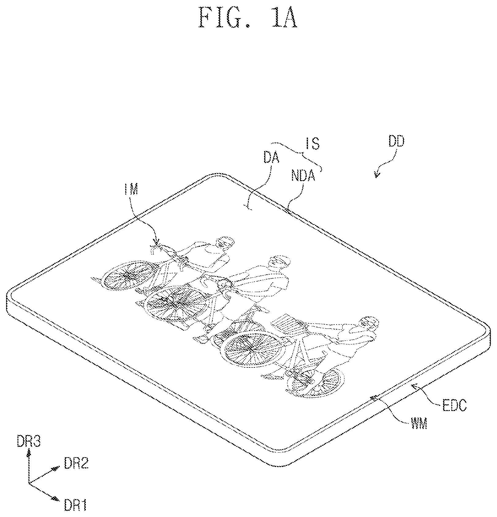 Patent US12317725 — Display device having an input sensing layer including a dummy electrode and method of manufacturing the same — Figure 1