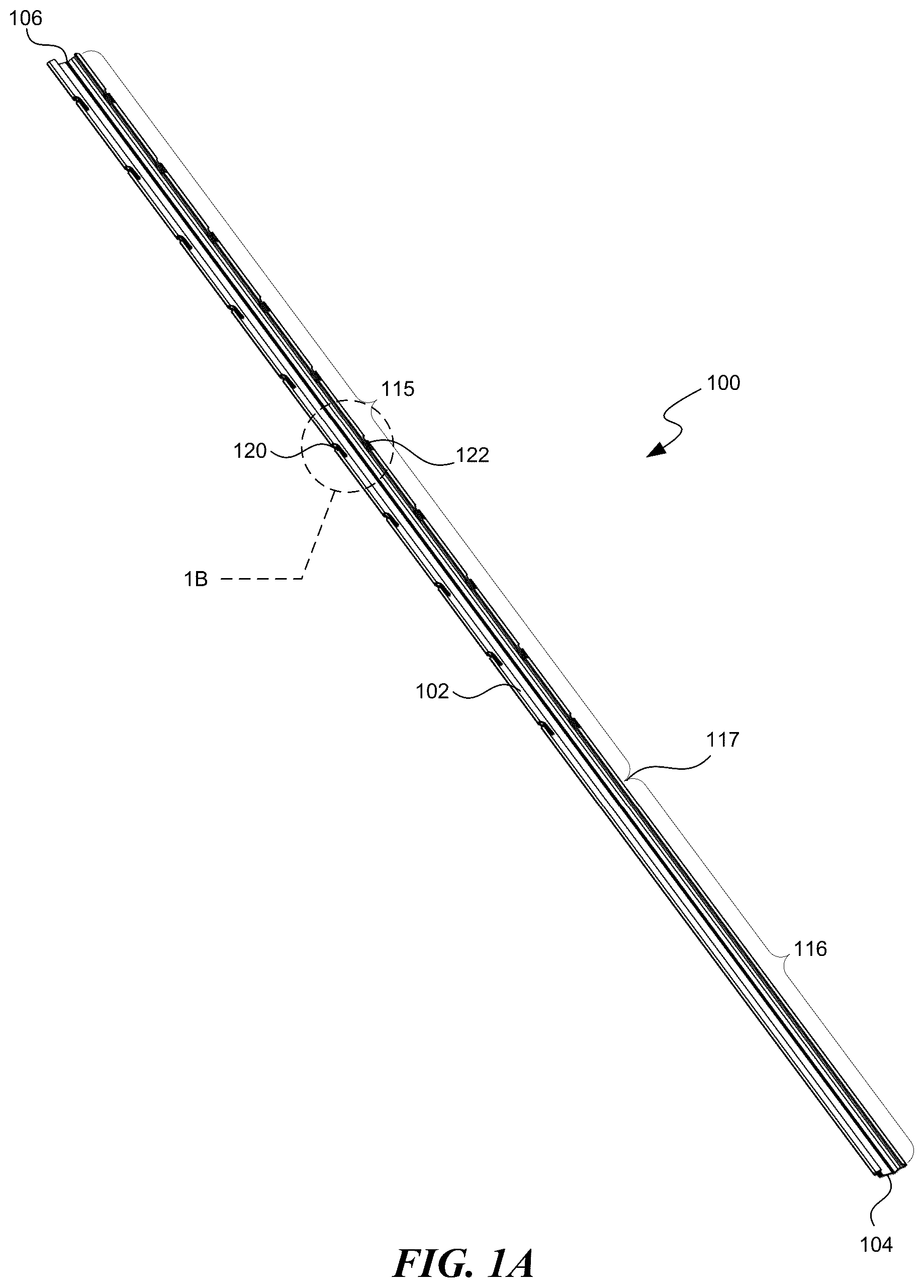 Patent US12317783 — Agricultural trellis systems, and associated devices and methods — Figure 1