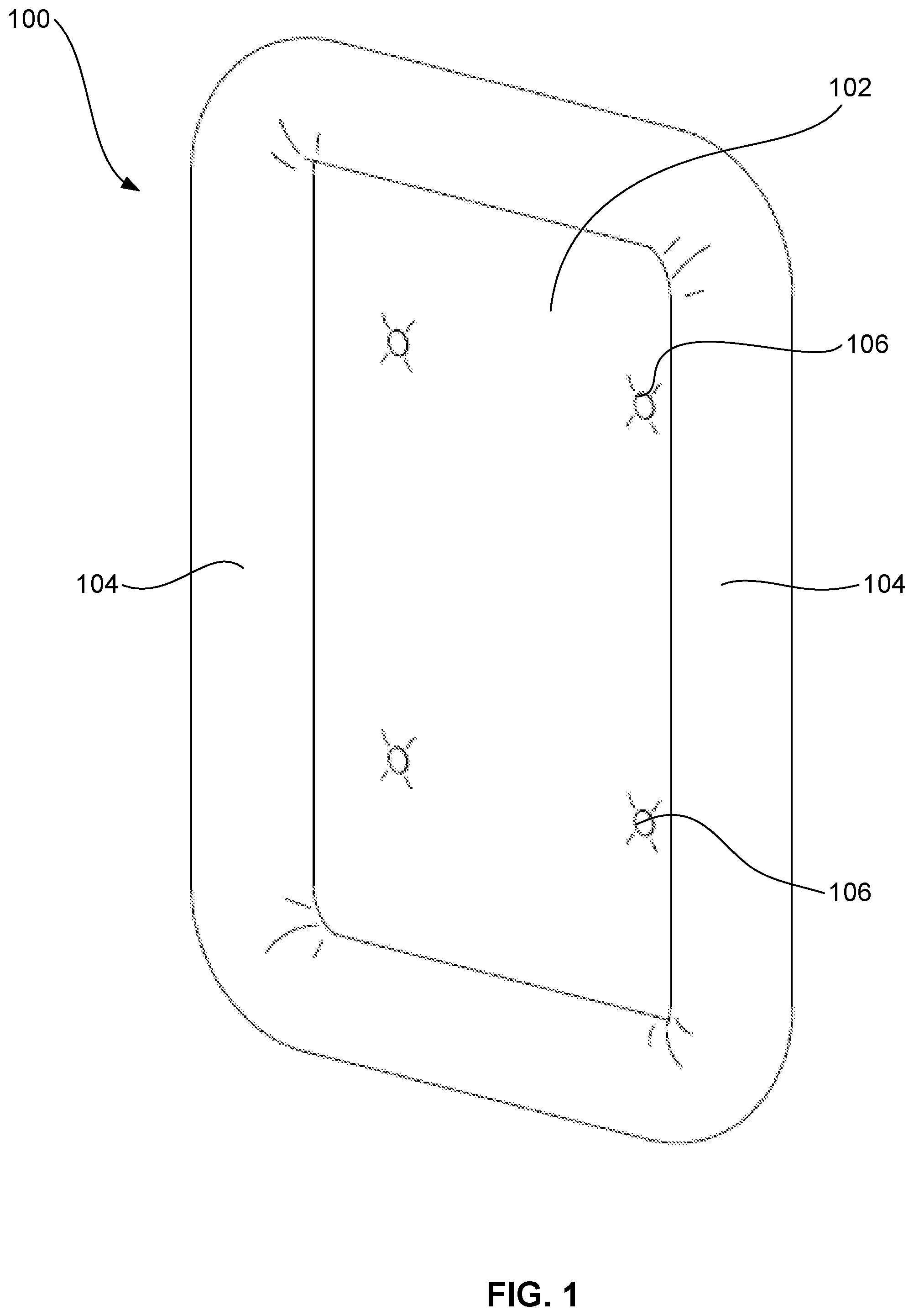 Patent US12317858 Figure 1 – Animal bed assembly
