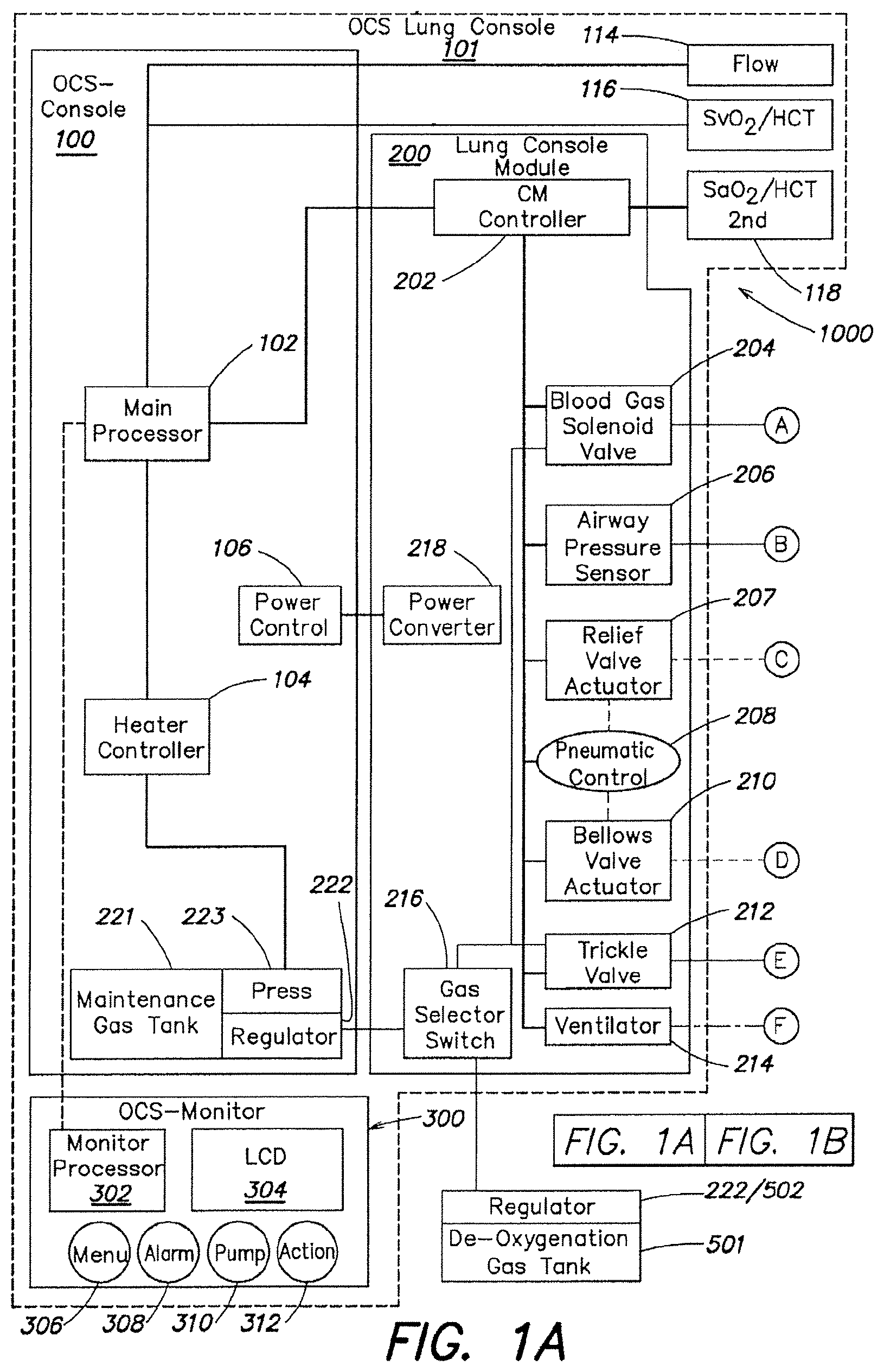Patent US12317888 — Systems and methods for ex vivo lung care — Figure 1