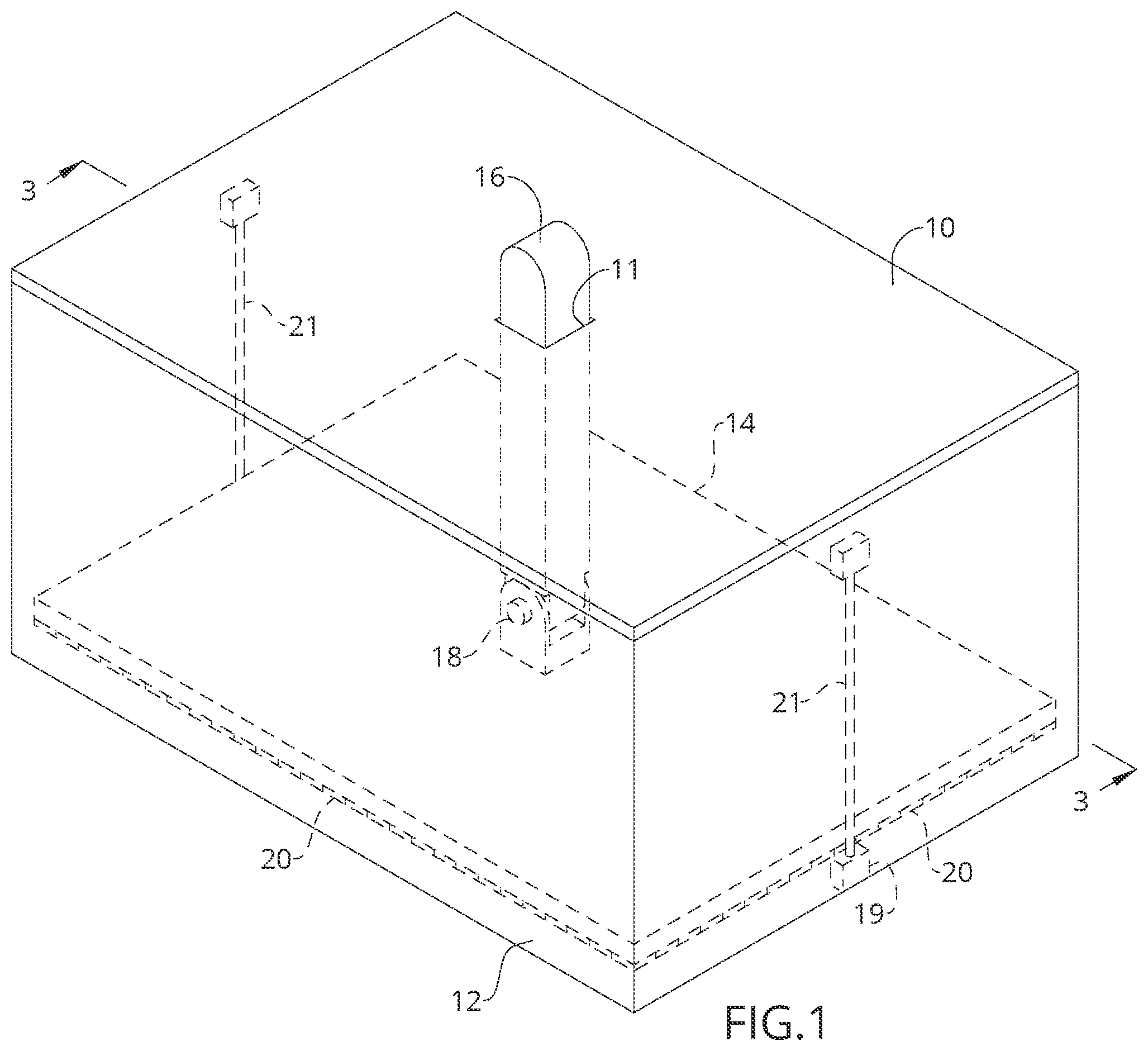 Patent US12317902 — Enclosed and collapsible meat tenderizer — Figure 1