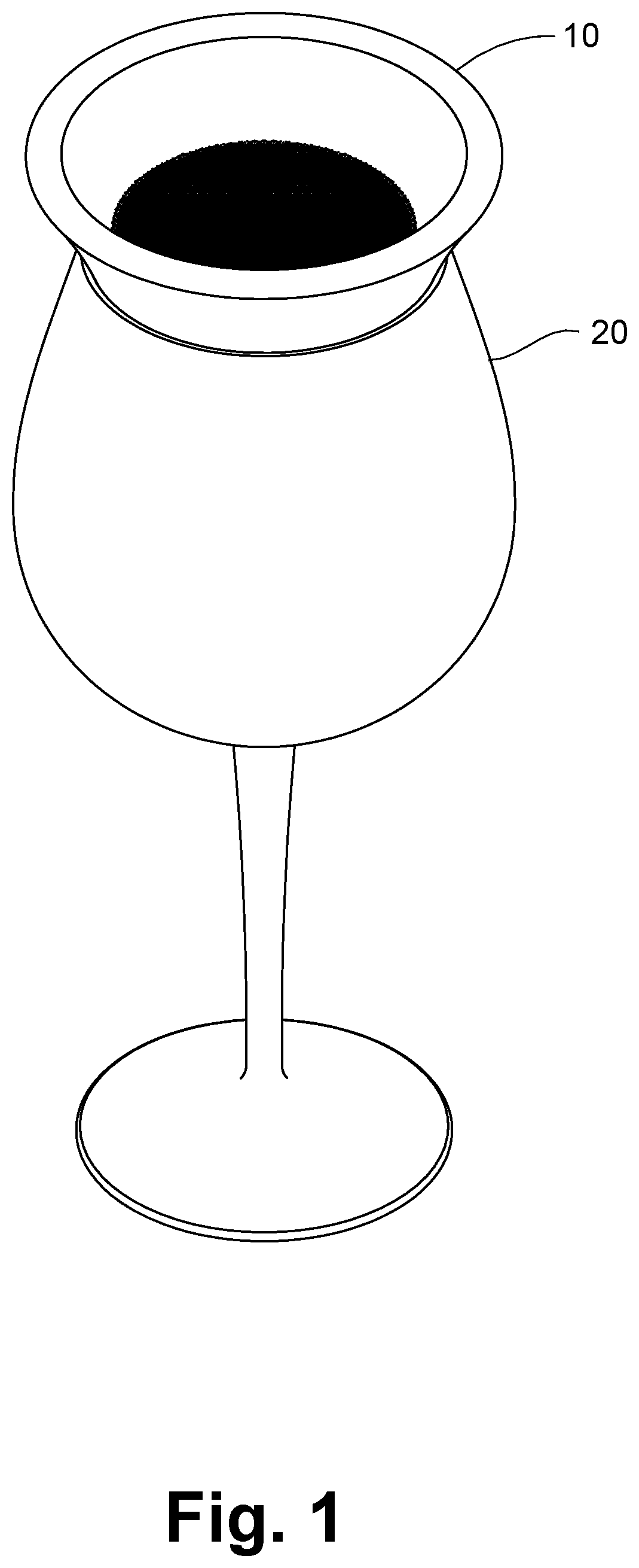 Patent US12317909 — Methods for removing bitter taste from liquid beverages — Figure 1