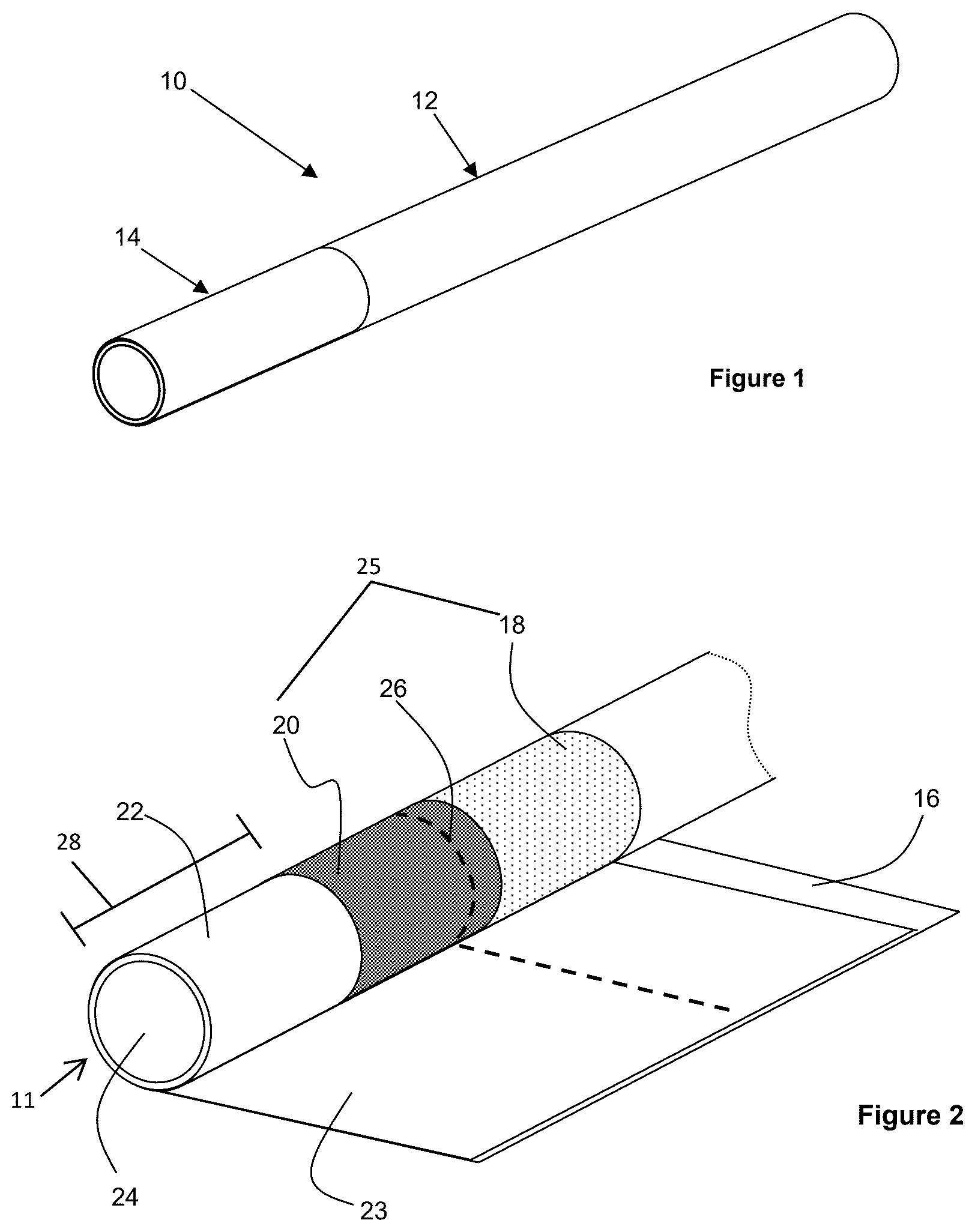 Patent US12317920 — Smoking article with a mouth end cavity and ventilation — Figure 1