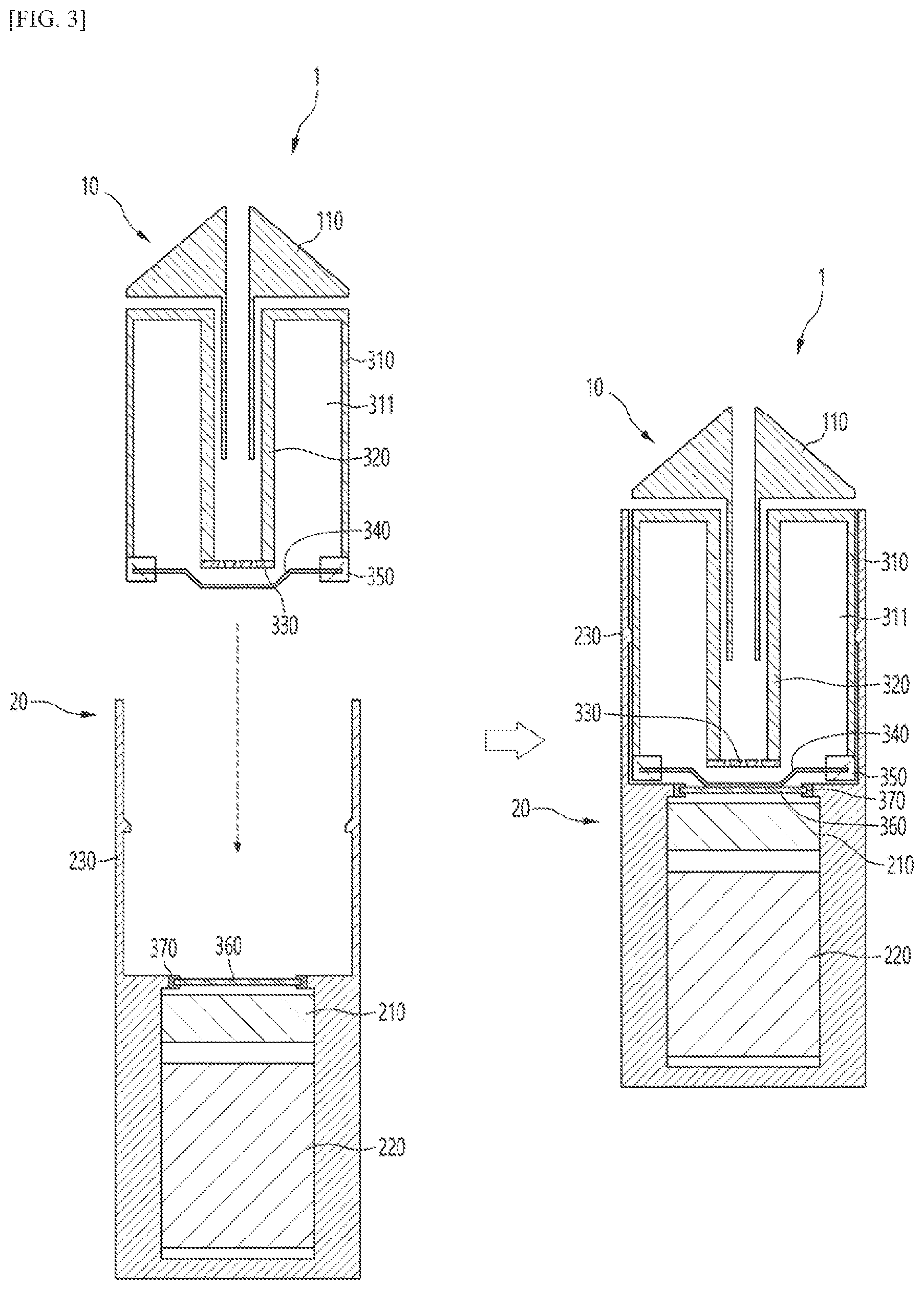 Patent US12317922 Figure 3 – Ultrasonic-based aerosol generation device and cartridge recognition method thereof