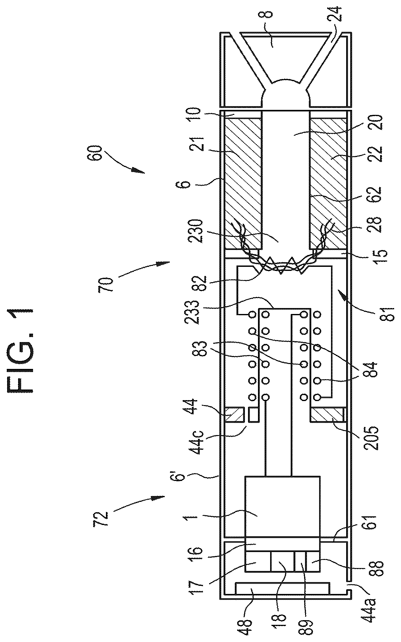 Patent US12317926 — Electronic vaping device and components thereof — Figure 1