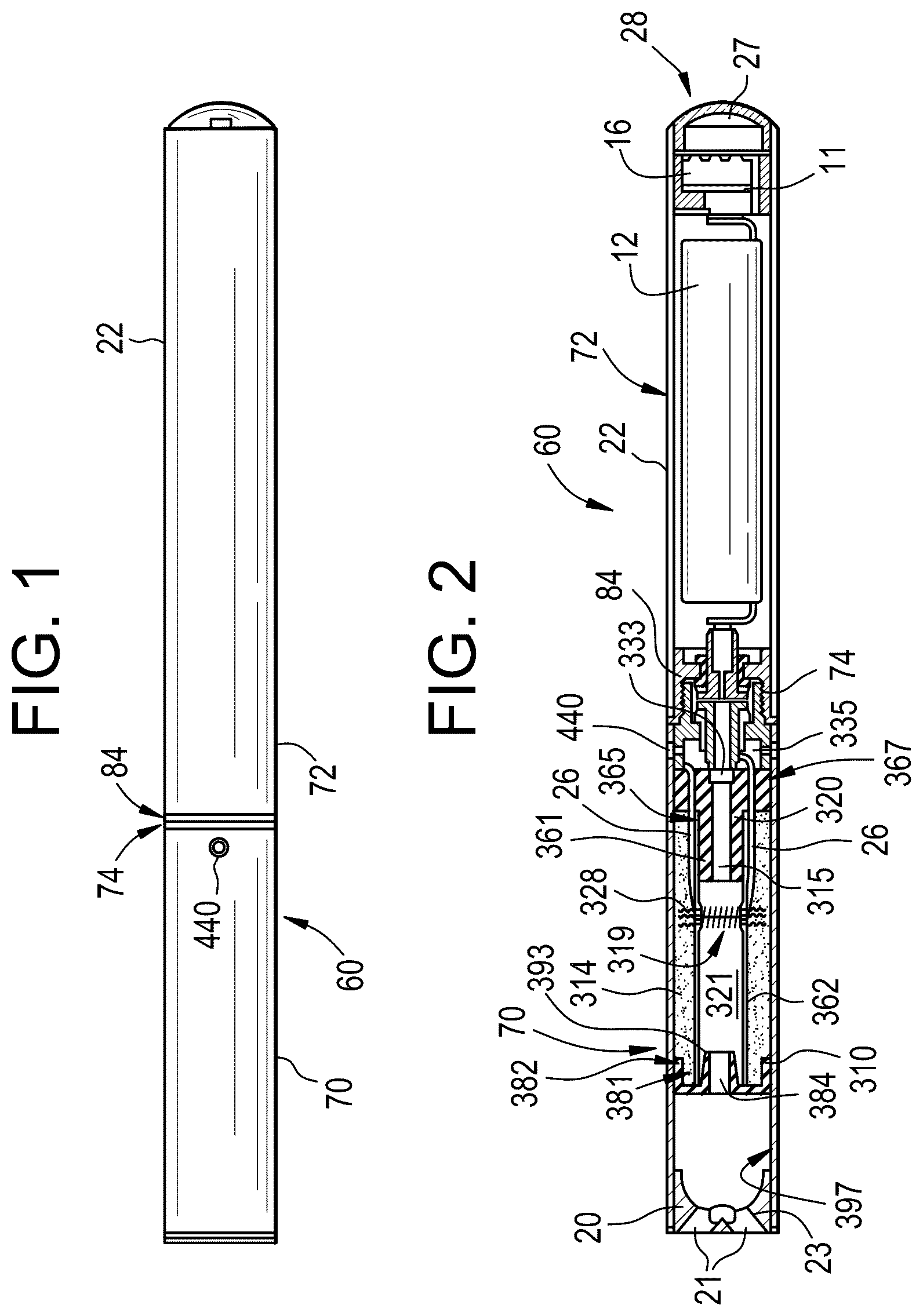 Patent US12317929 Figure 1 – Apparatus with surface heater and gel formulation