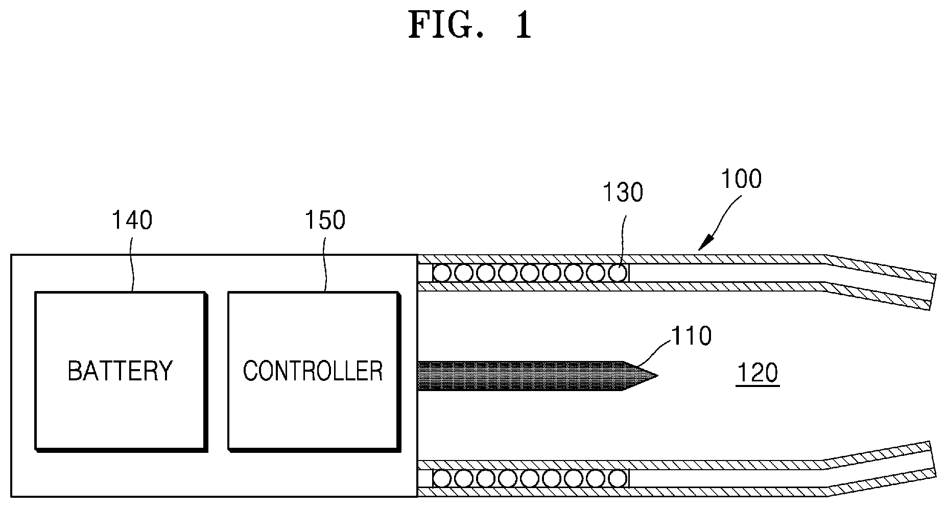 Patent US12317931 — Aerosol generating device and aerosol generating system — Figure 1