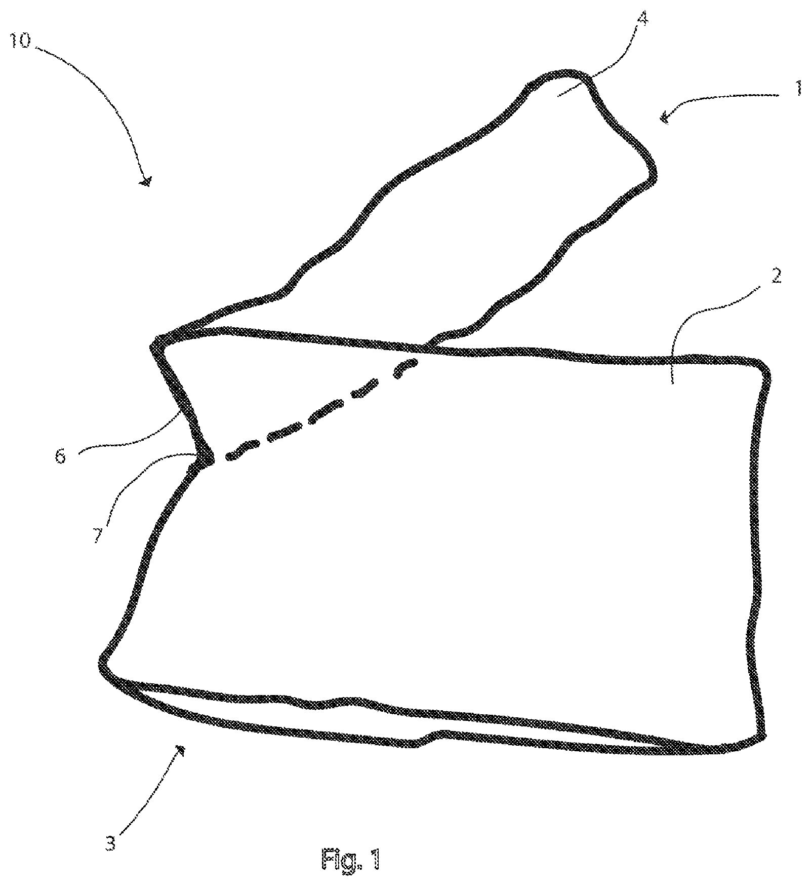 Patent US12317943 — One-piece looped scarf — Figure 1