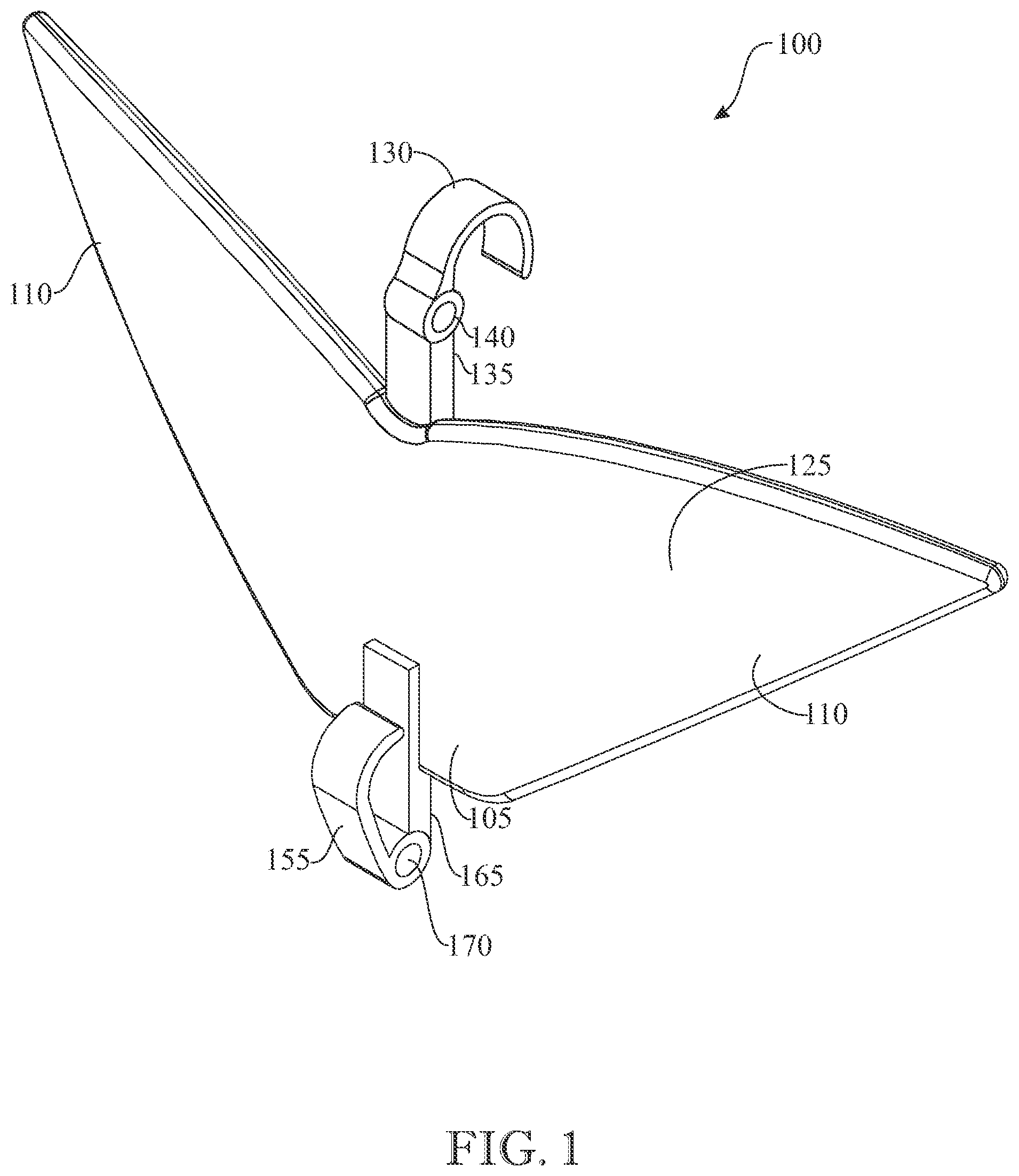 Patent US12317944 — Clip assembly for a necktie — Figure 1