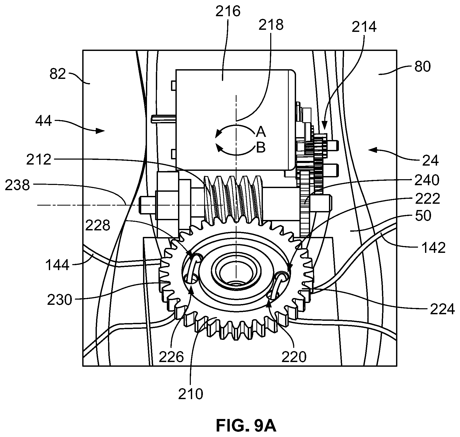 Patent US12317963 Figure 7 – Article of footwear having an automatic lacing system