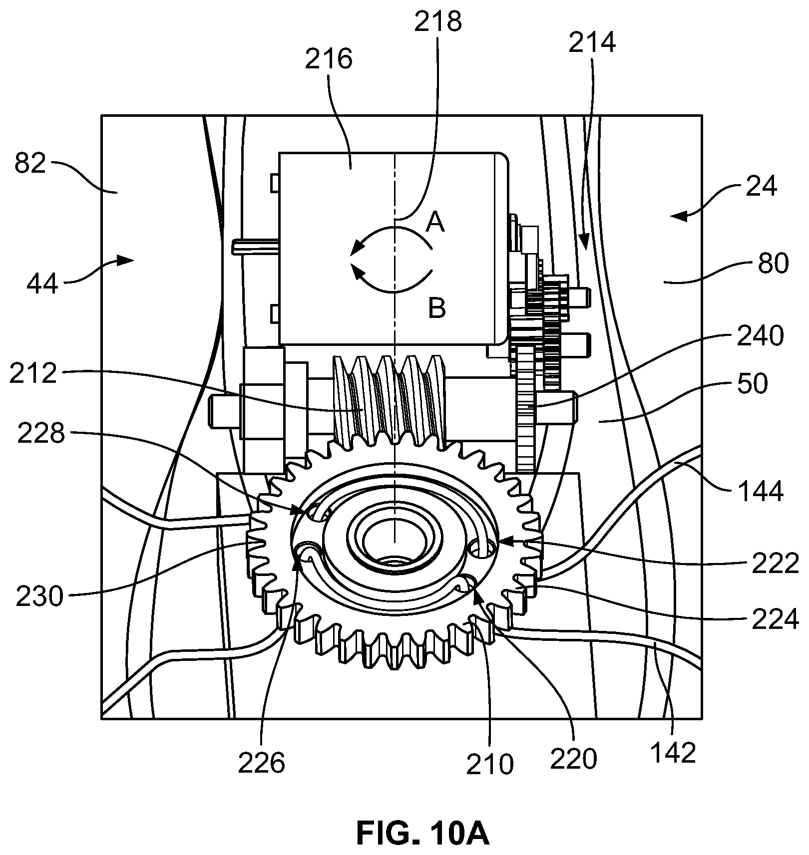 Patent US12317963 Figure 9 – Article of footwear having an automatic lacing system