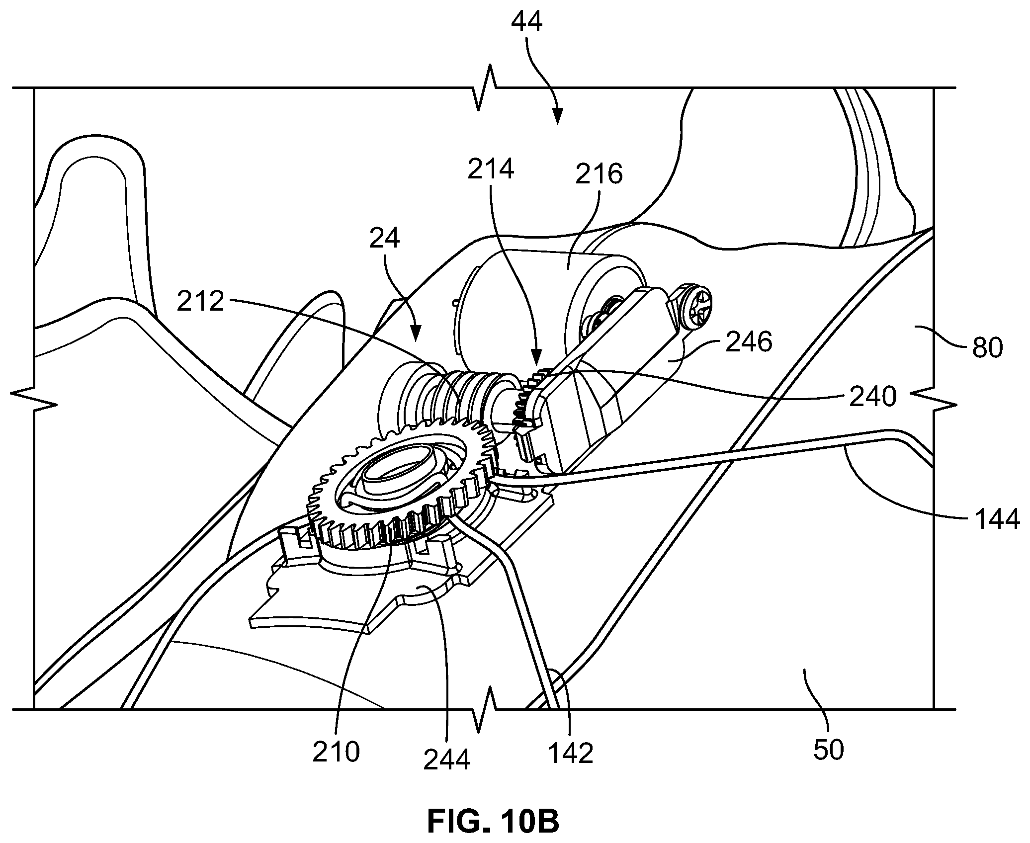 Patent US12317963 Figure 10 – Article of footwear having an automatic lacing system