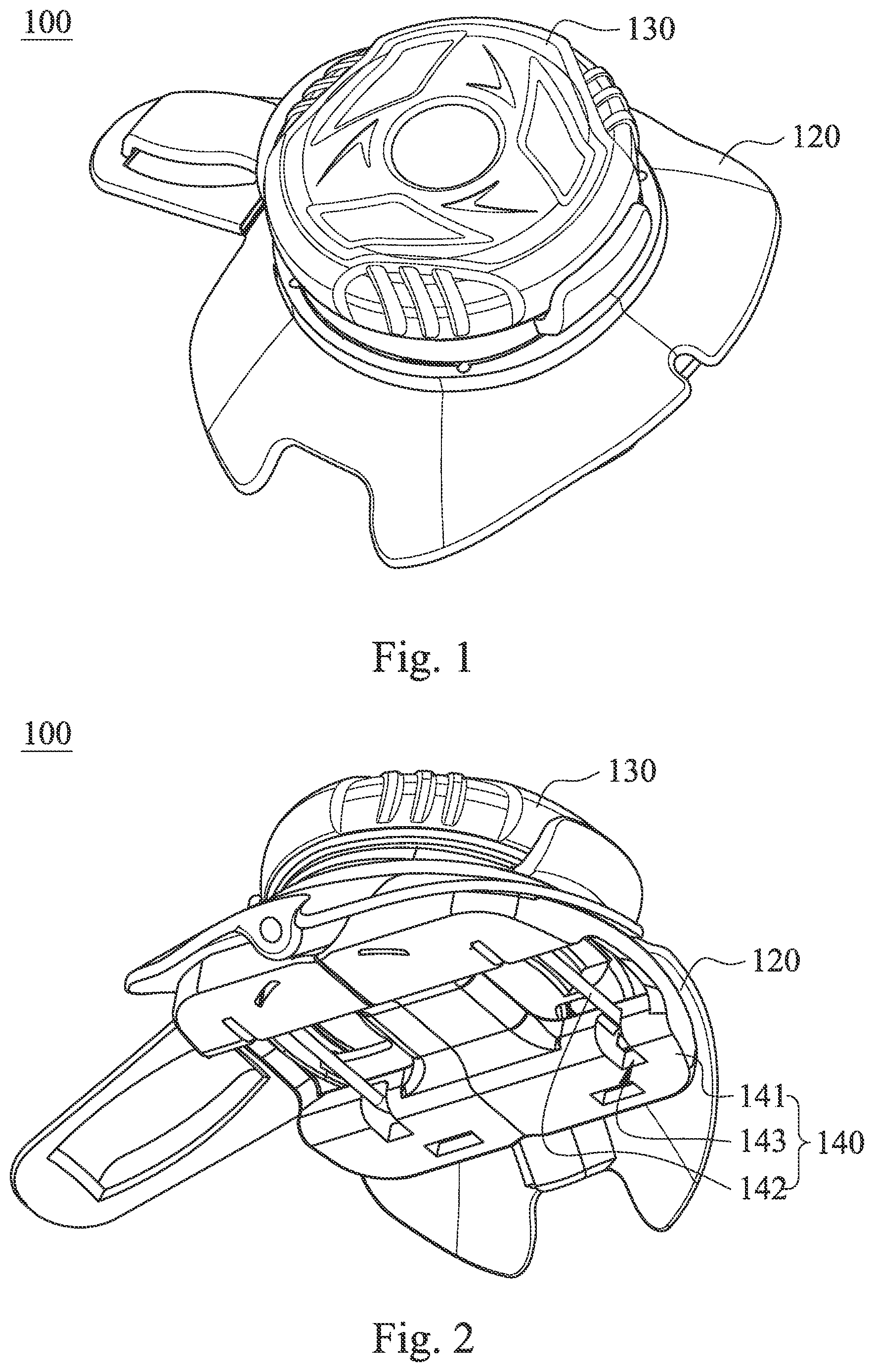 Patent US12317964 — Fastening device — Figure 1