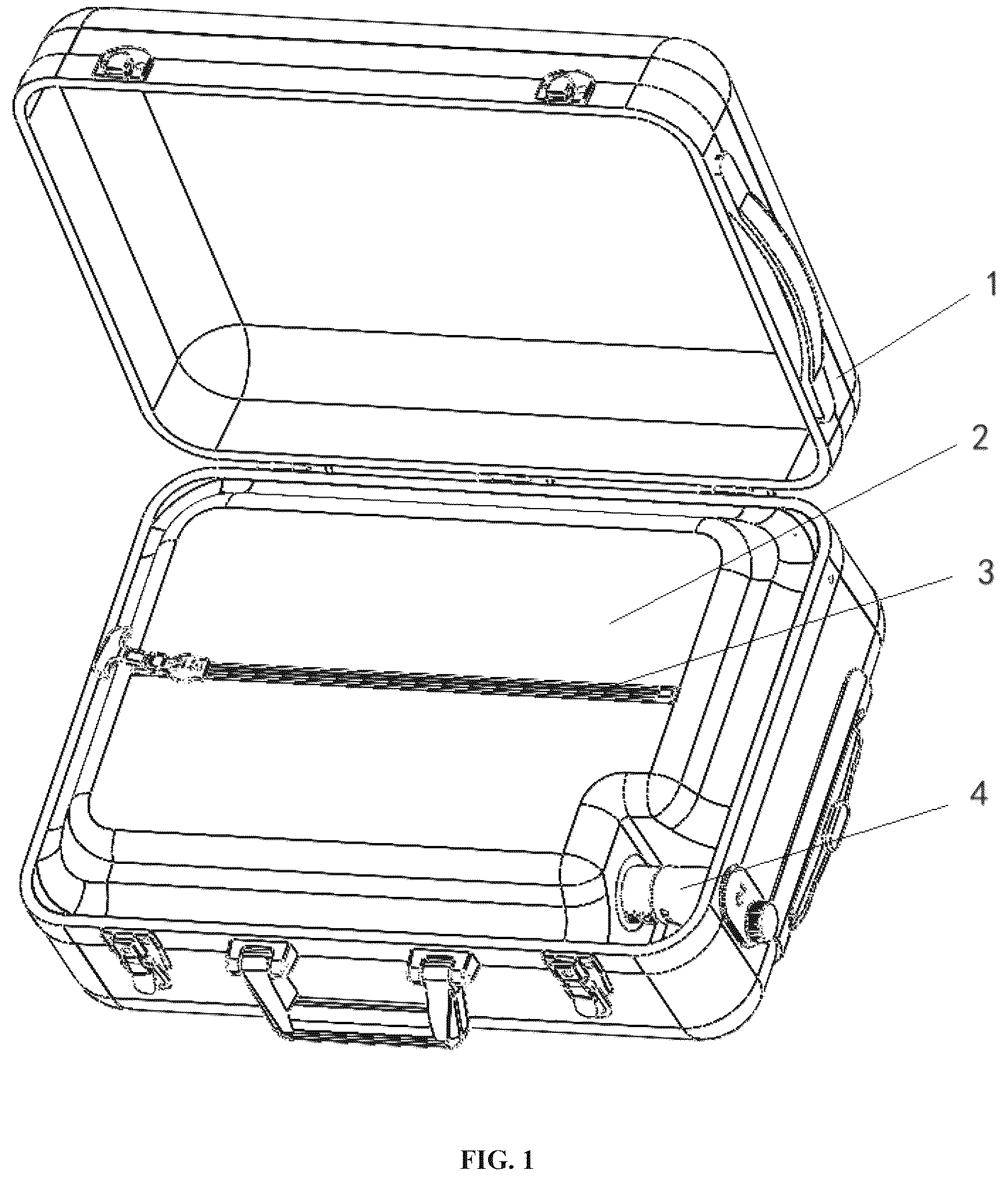 Patent US12317980 — Automatic vacuum suitcase — Figure 1