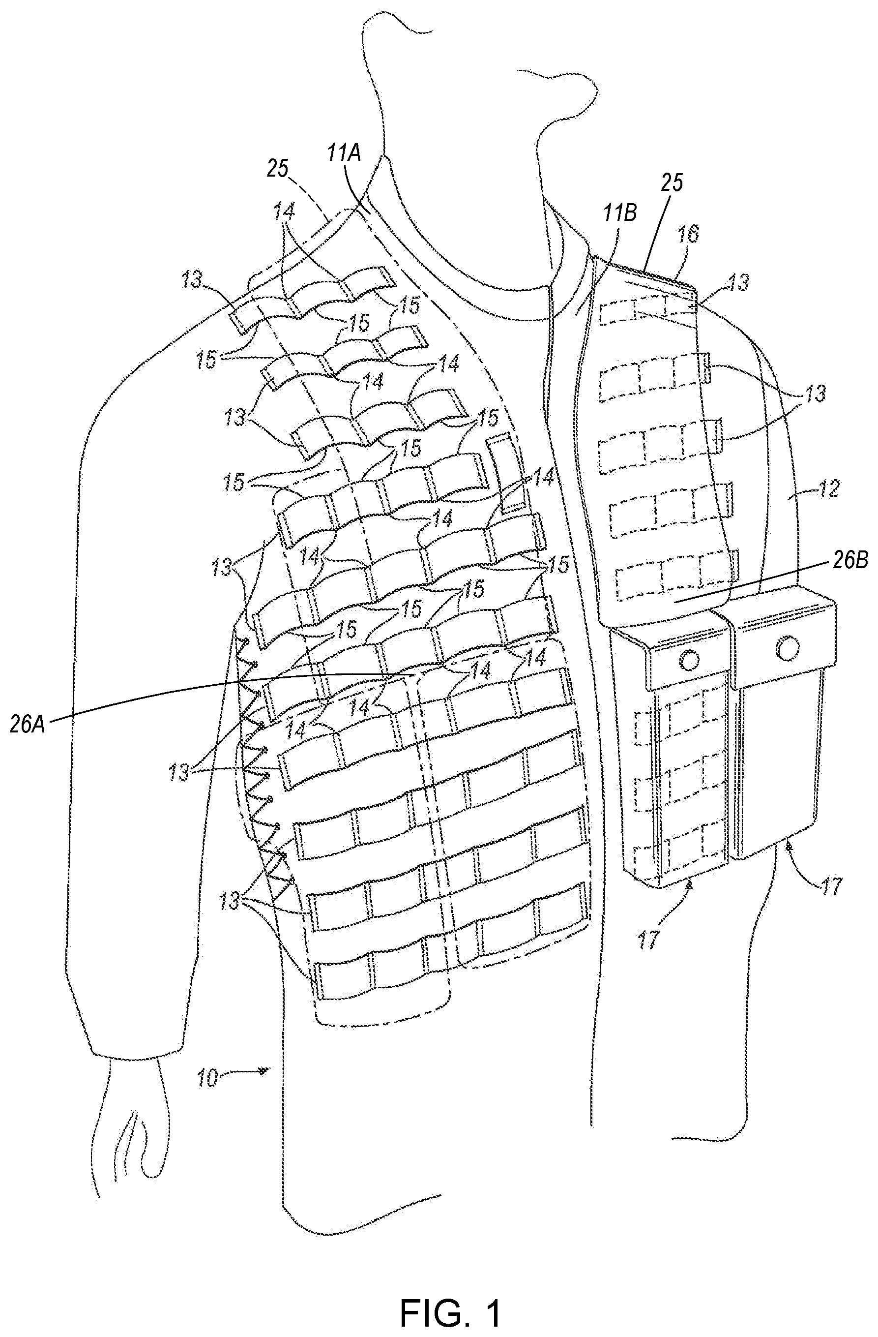 Patent US12317991 — Hook arrangement for load-carrying garments — Figure 1