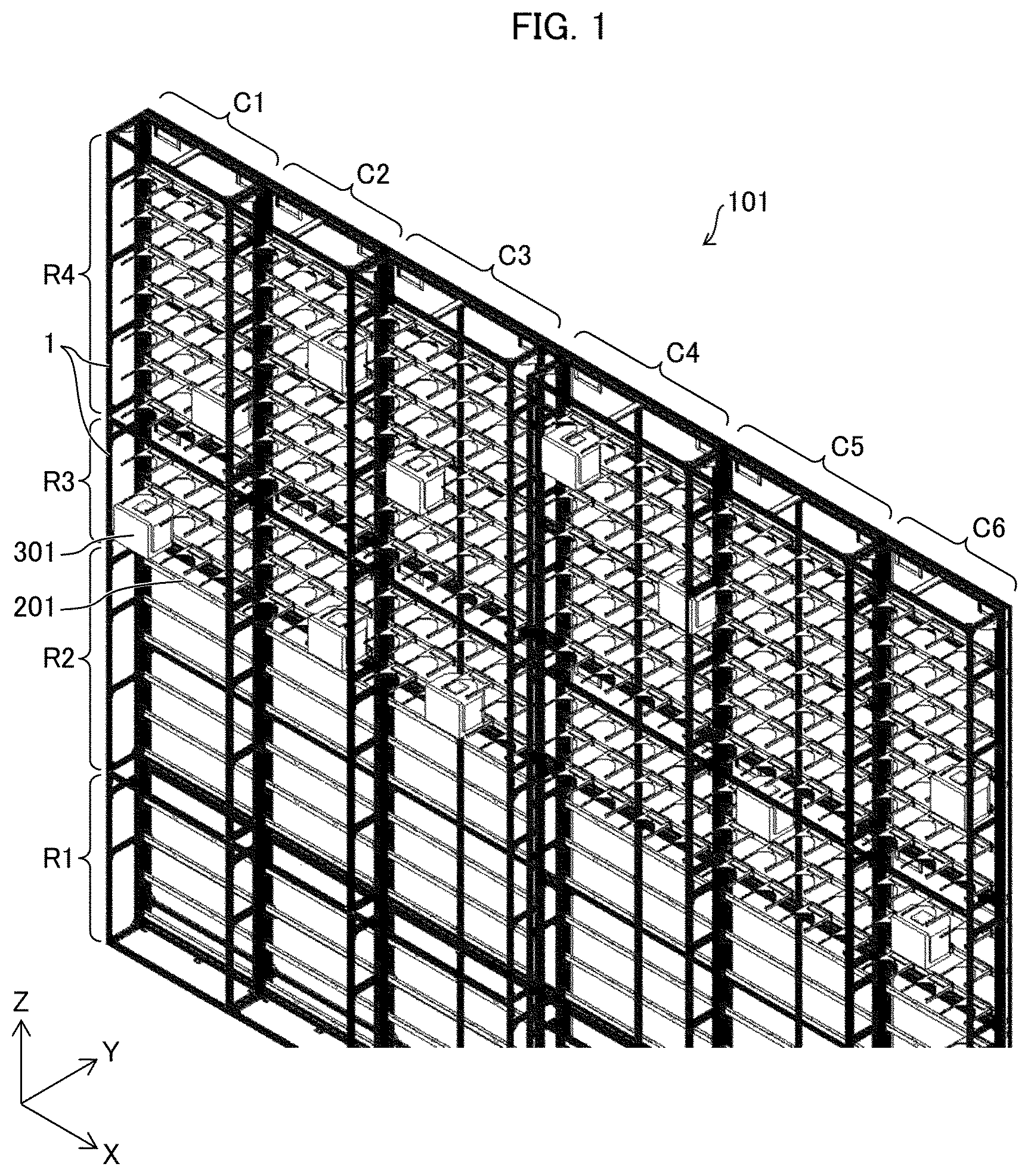 Patent US12317996 Figure 1 – Assembly shelf