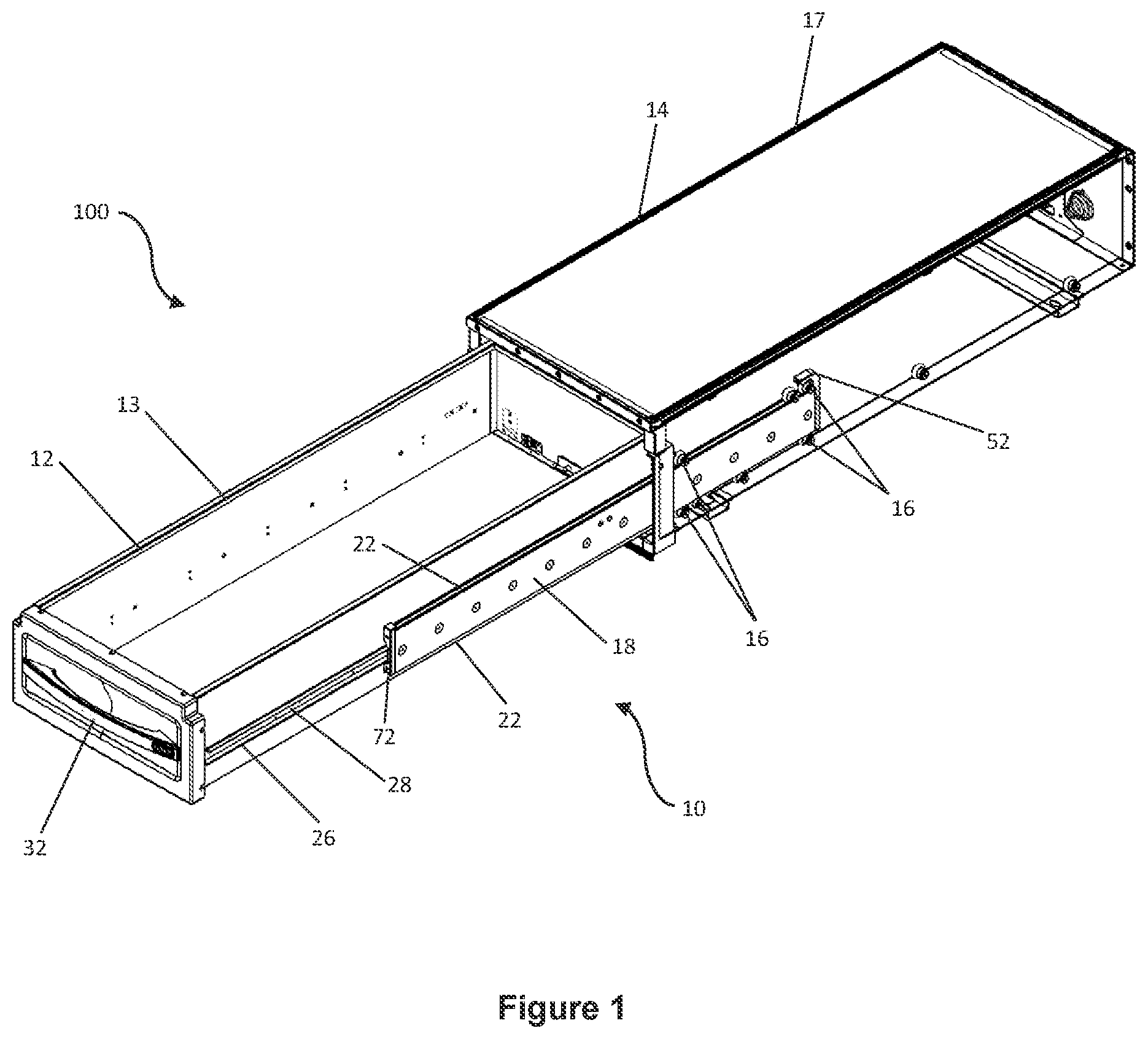 Patent US12318001 — Receptacle assemblies and locking systems for such assemblies — Figure 1