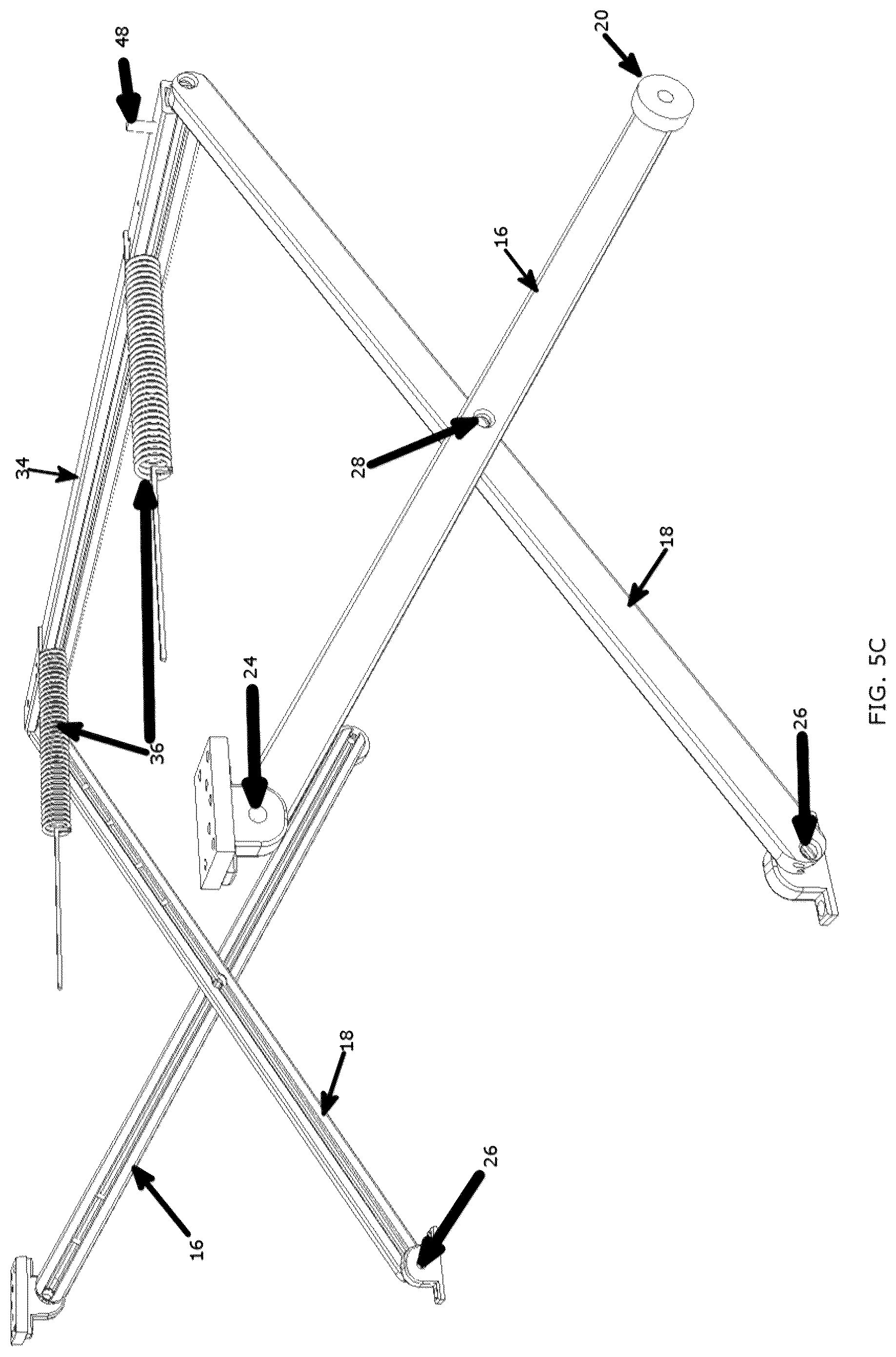 Patent US12318002 Figure 16 – Desktop workspace that adjusts vertically