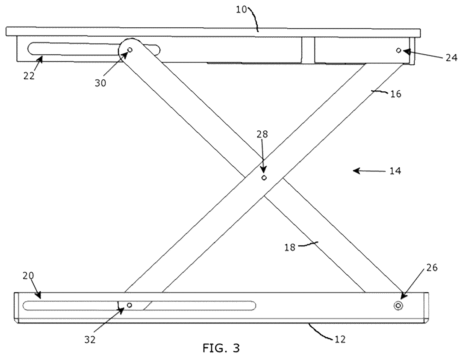 Patent US12318003 Figure 9 – Desktop workspace that adjusts vertically