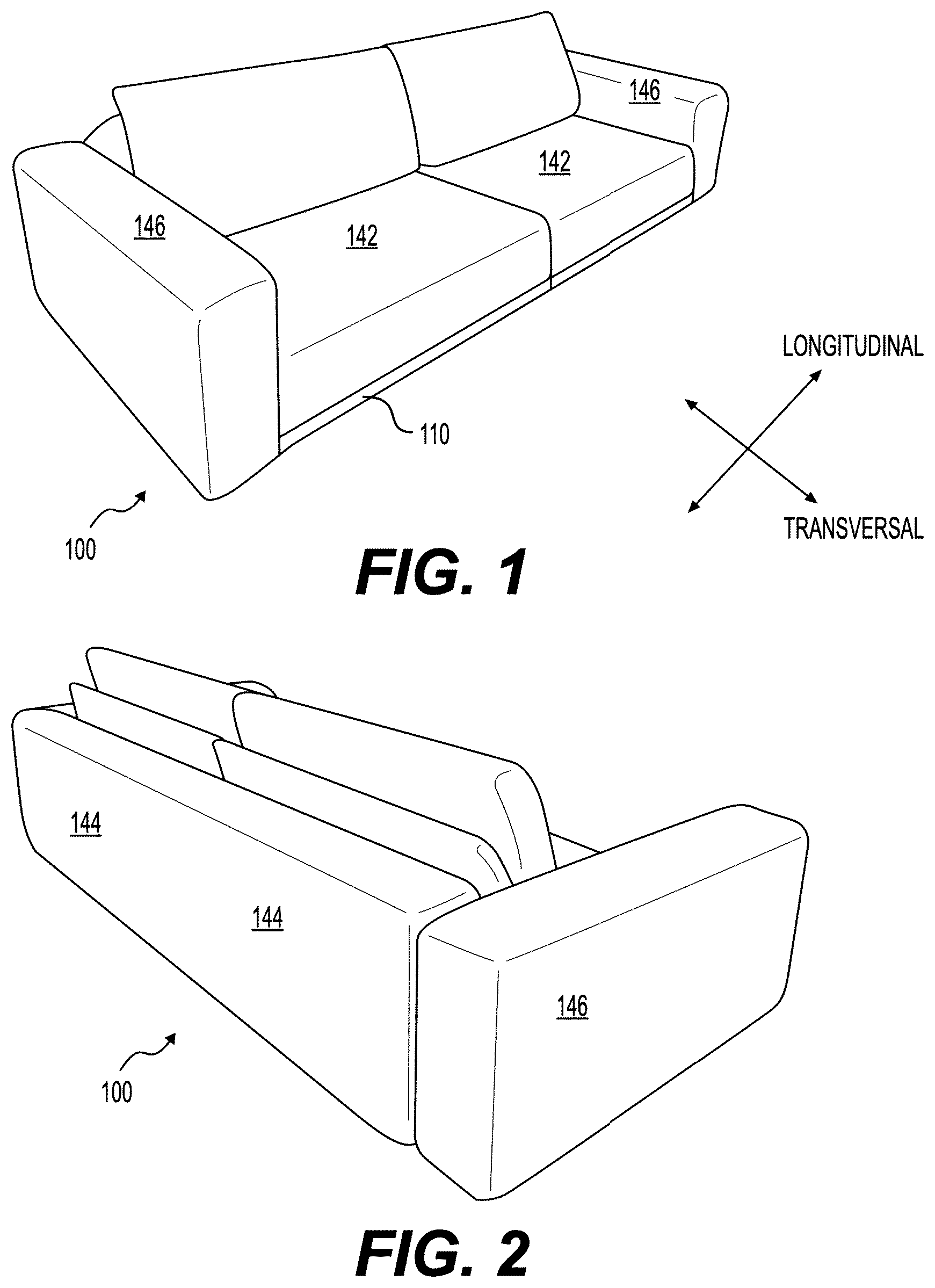Patent US12318014 — Encapsulated spring for cushion — Figure 1
