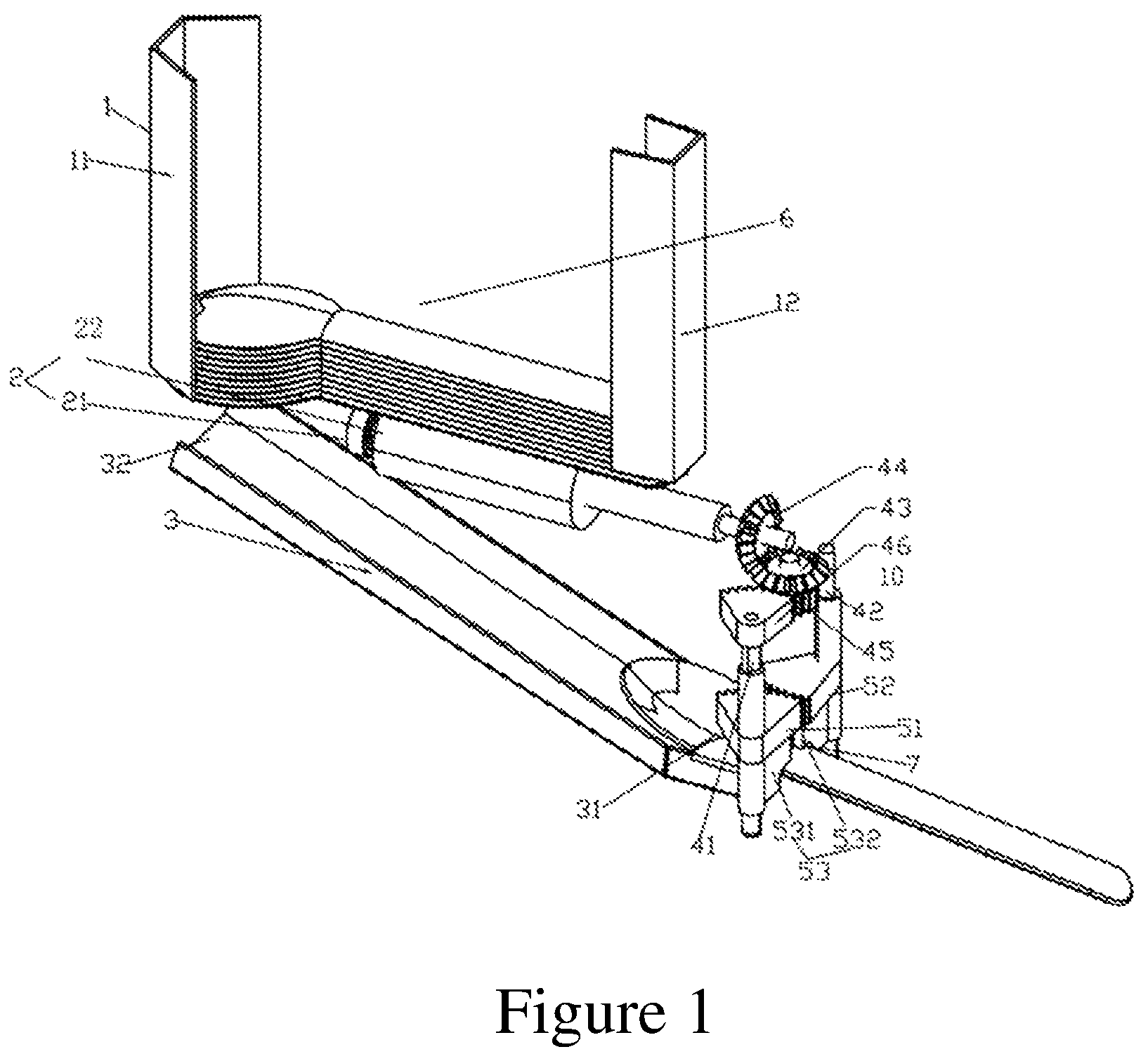 Patent US12318019 — Tableware feeding device — Figure 1