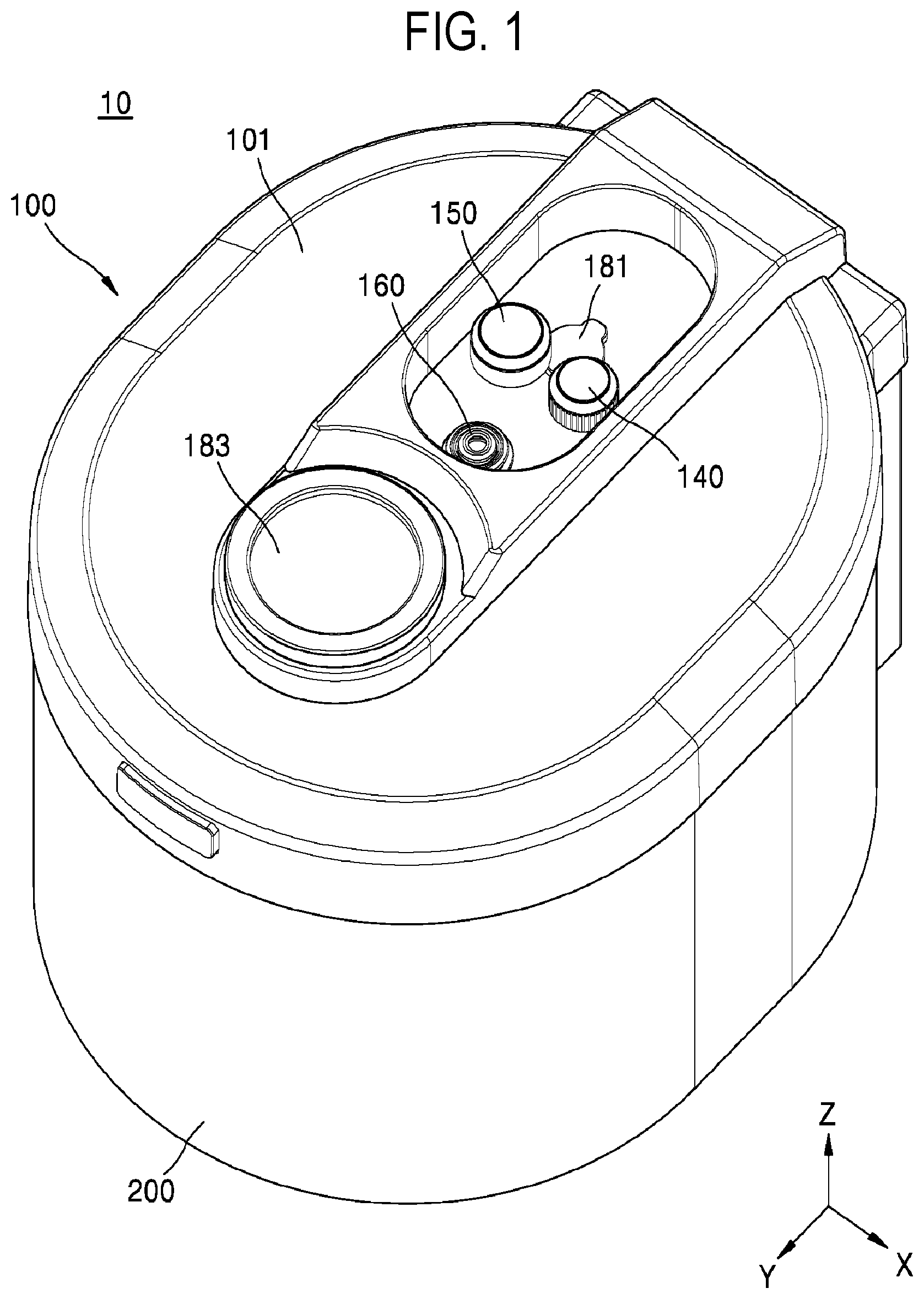 Patent US12318031 — Cooking device — Figure 1