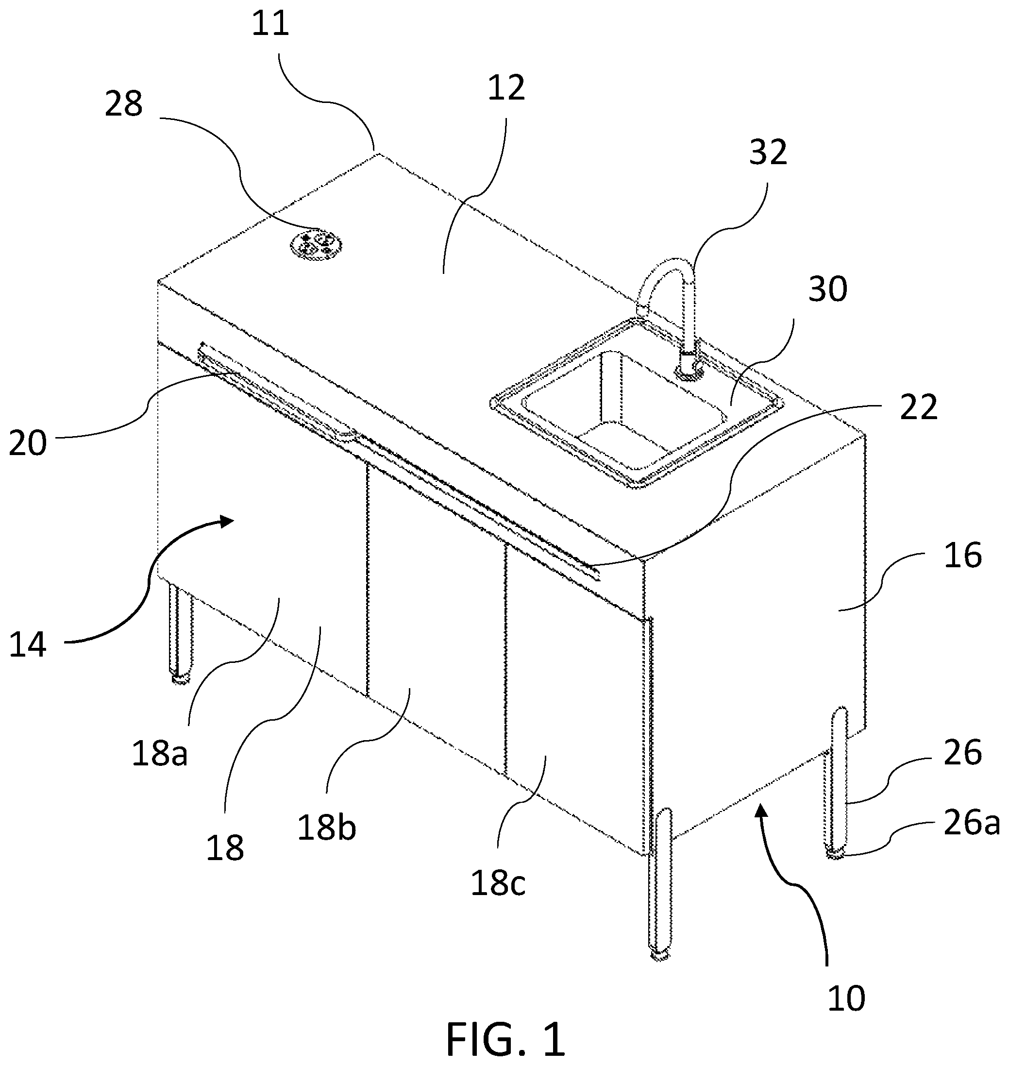 Patent US12318046 — Lactation station — Figure 1