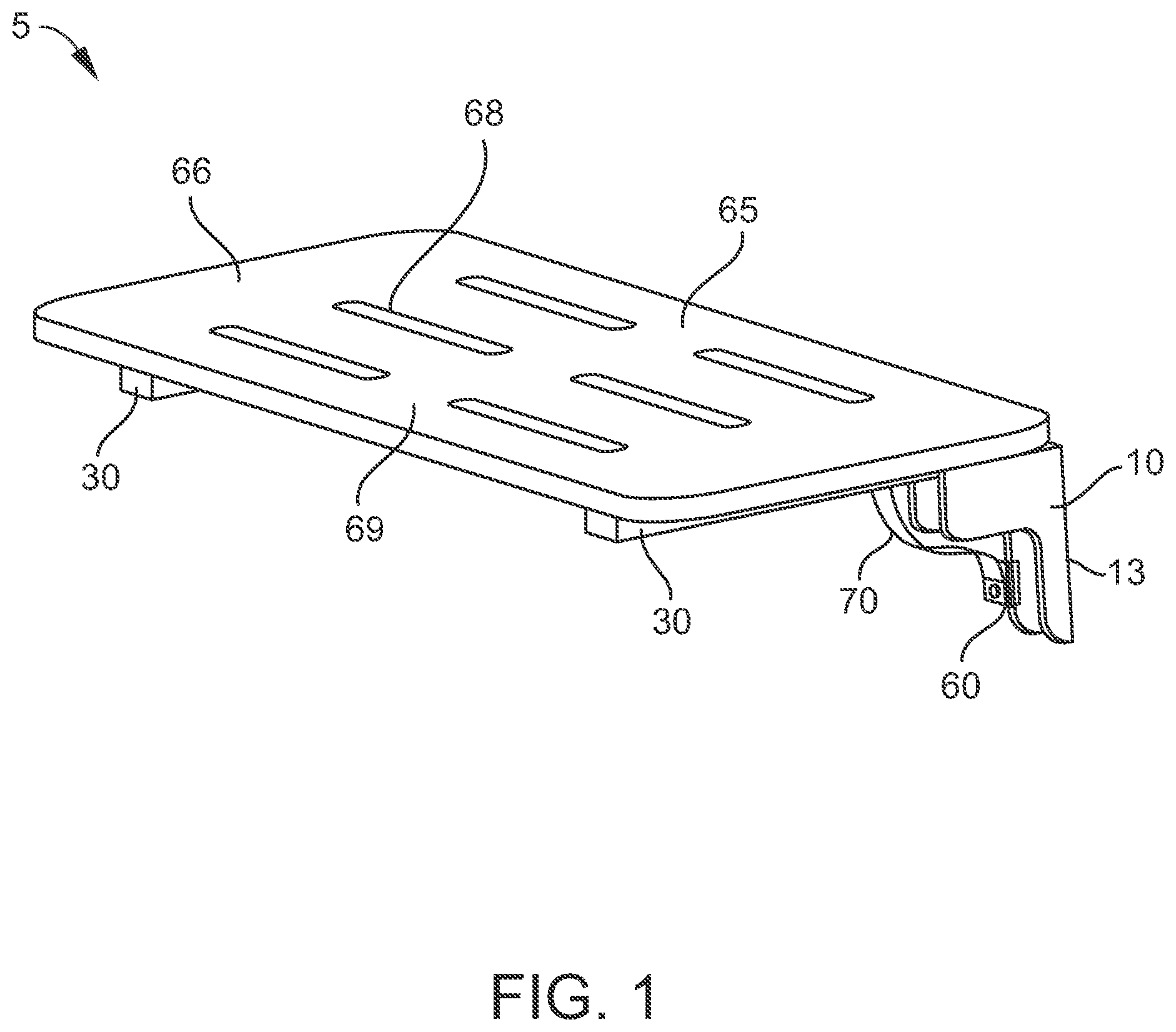 Patent US12318049 — Shower seat assembly — Figure 1