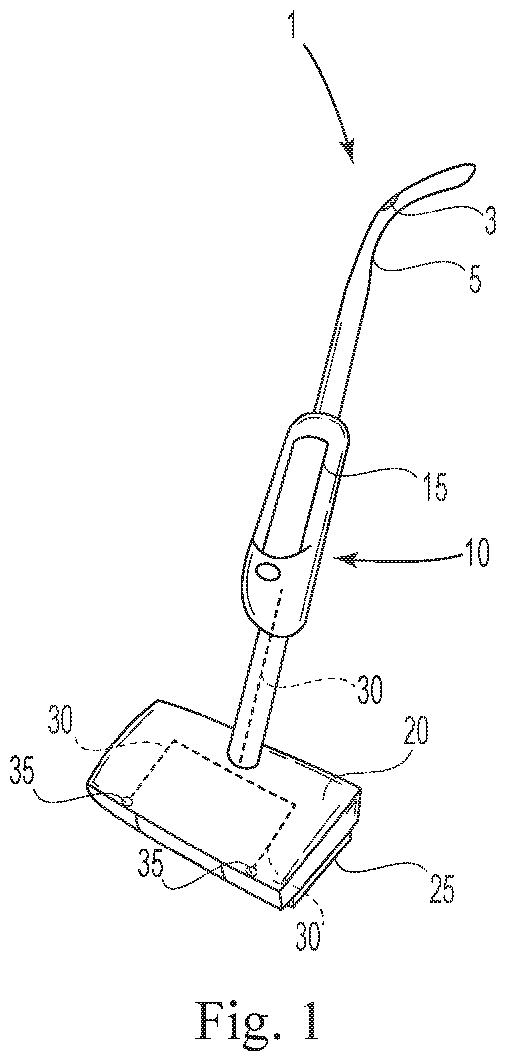 Patent US12318051 — Dispensing system for a floor treatment composition — Figure 1