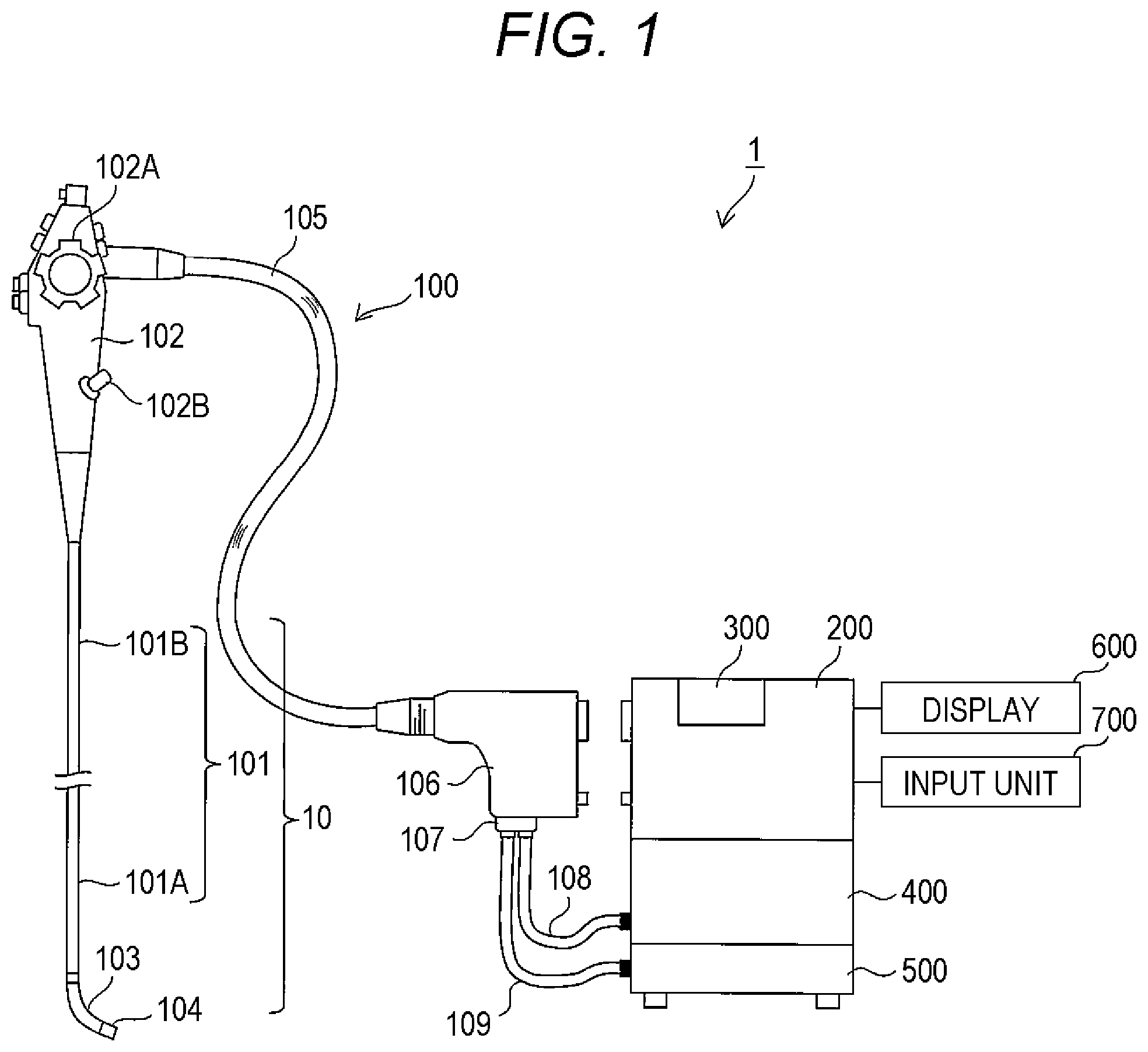 Patent US12318070 — Endoscope — Figure 1