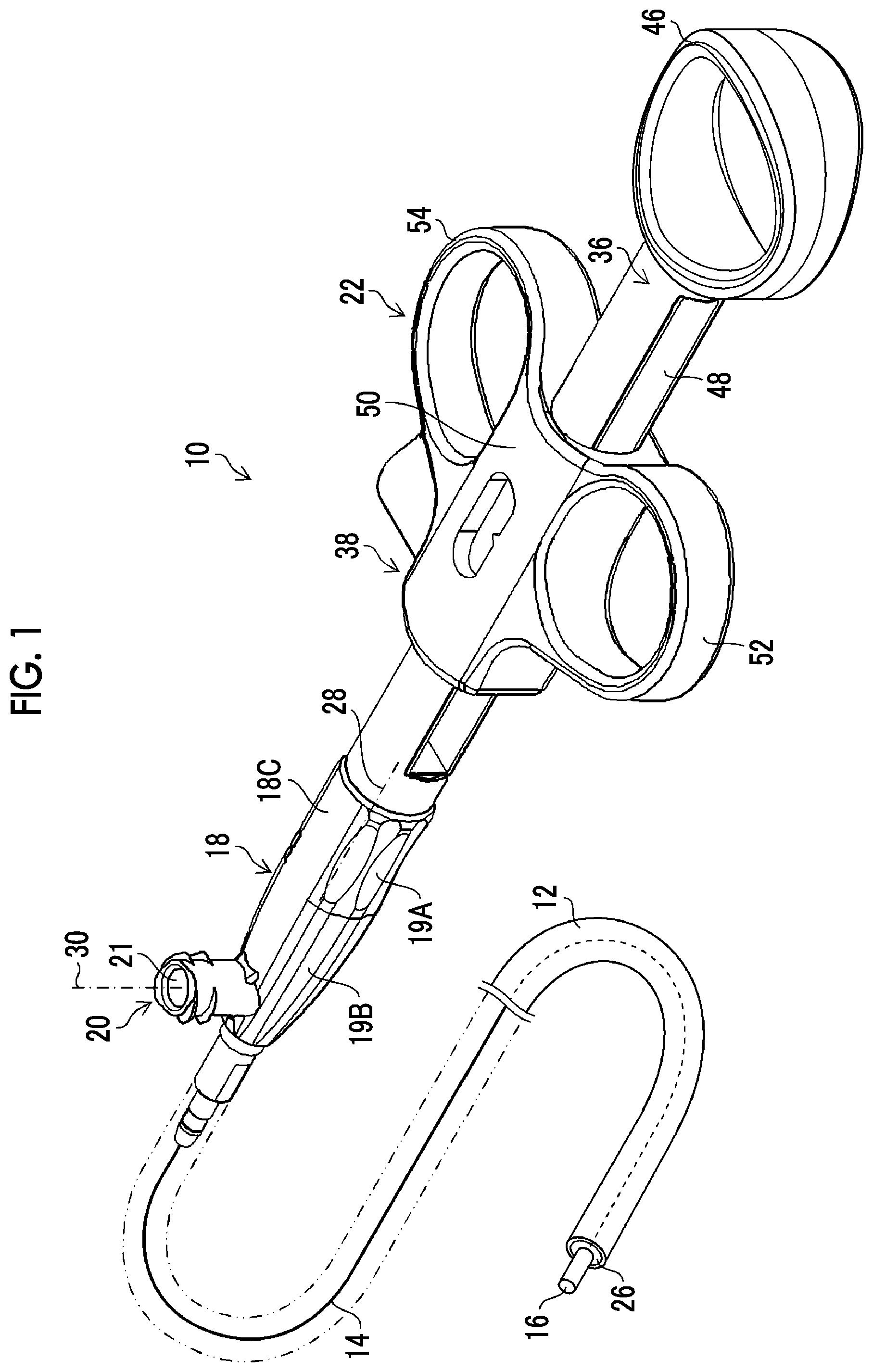 Patent US12318127 — Endoscope treatment tool — Figure 1