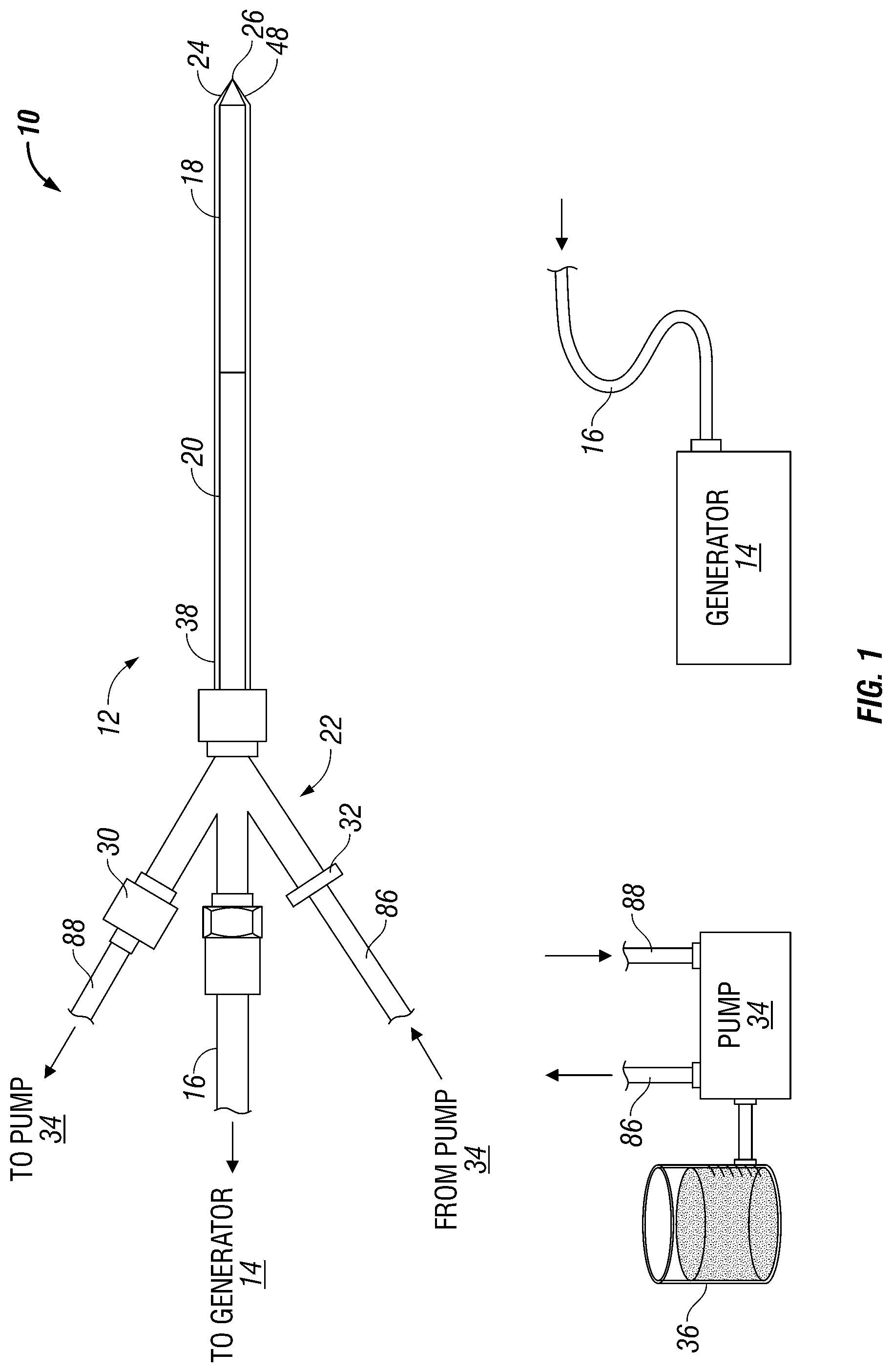 Patent US12318133 Figure 1 – Choked microwave antenna
