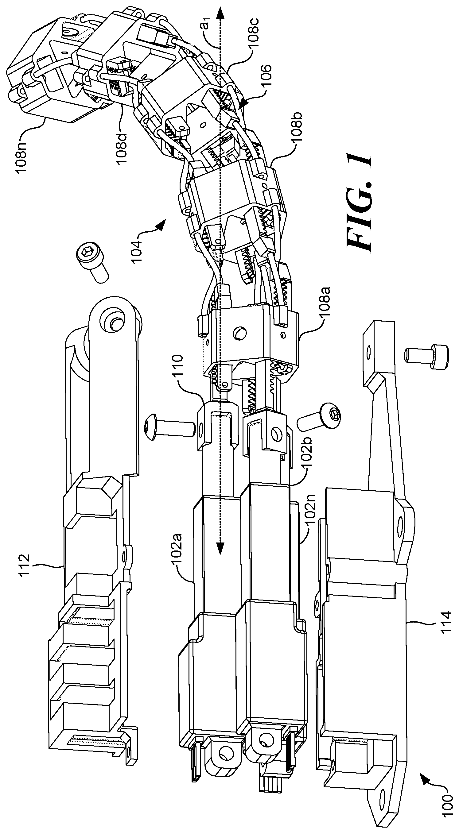 Patent US12318156 — Extensible continuum manipulator — Figure 1
