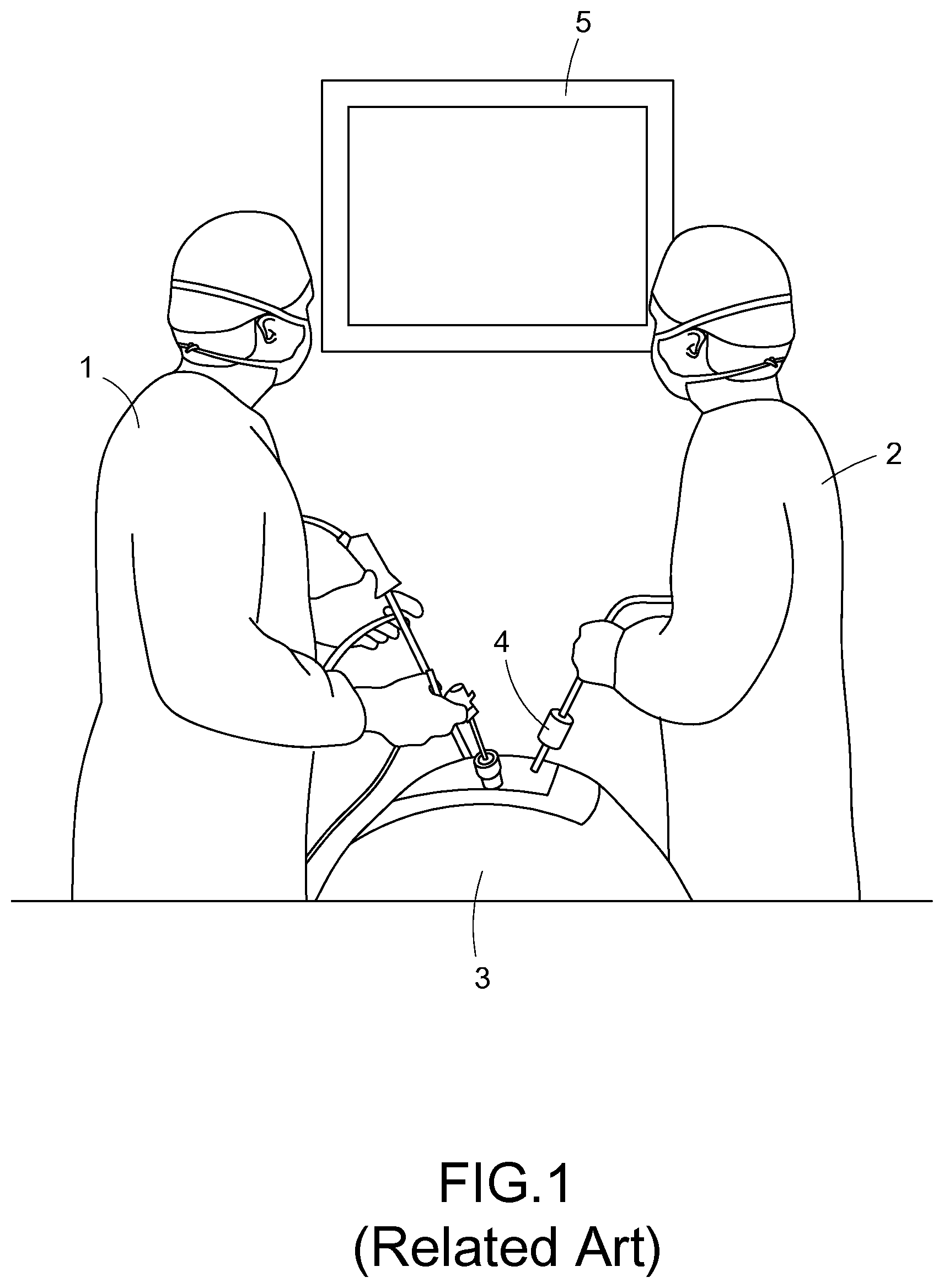 Patent US12318160 — Controlling system and controlling method of endoscopic surgical robot based on head tracking — Figure 1