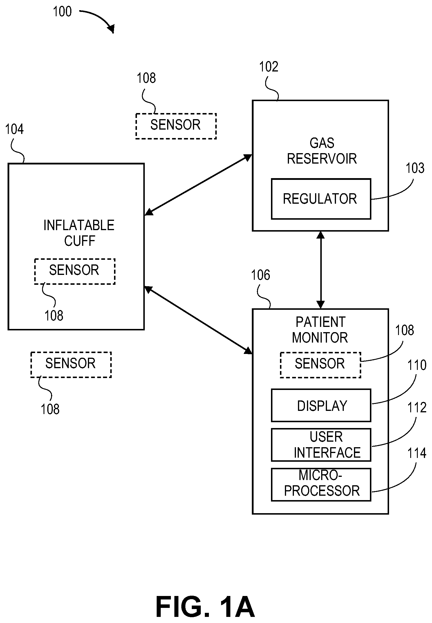 Patent US12318175 — Patient monitoring system — Figure 1