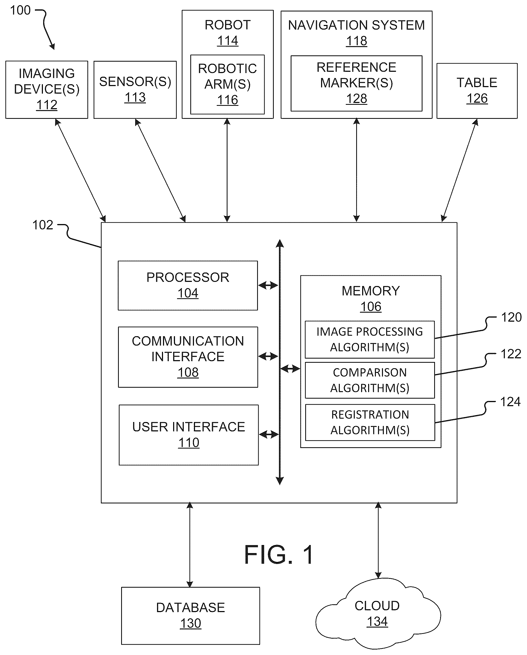 Patent US12318191 — Systems and methods for monitoring patient movement — Figure 1