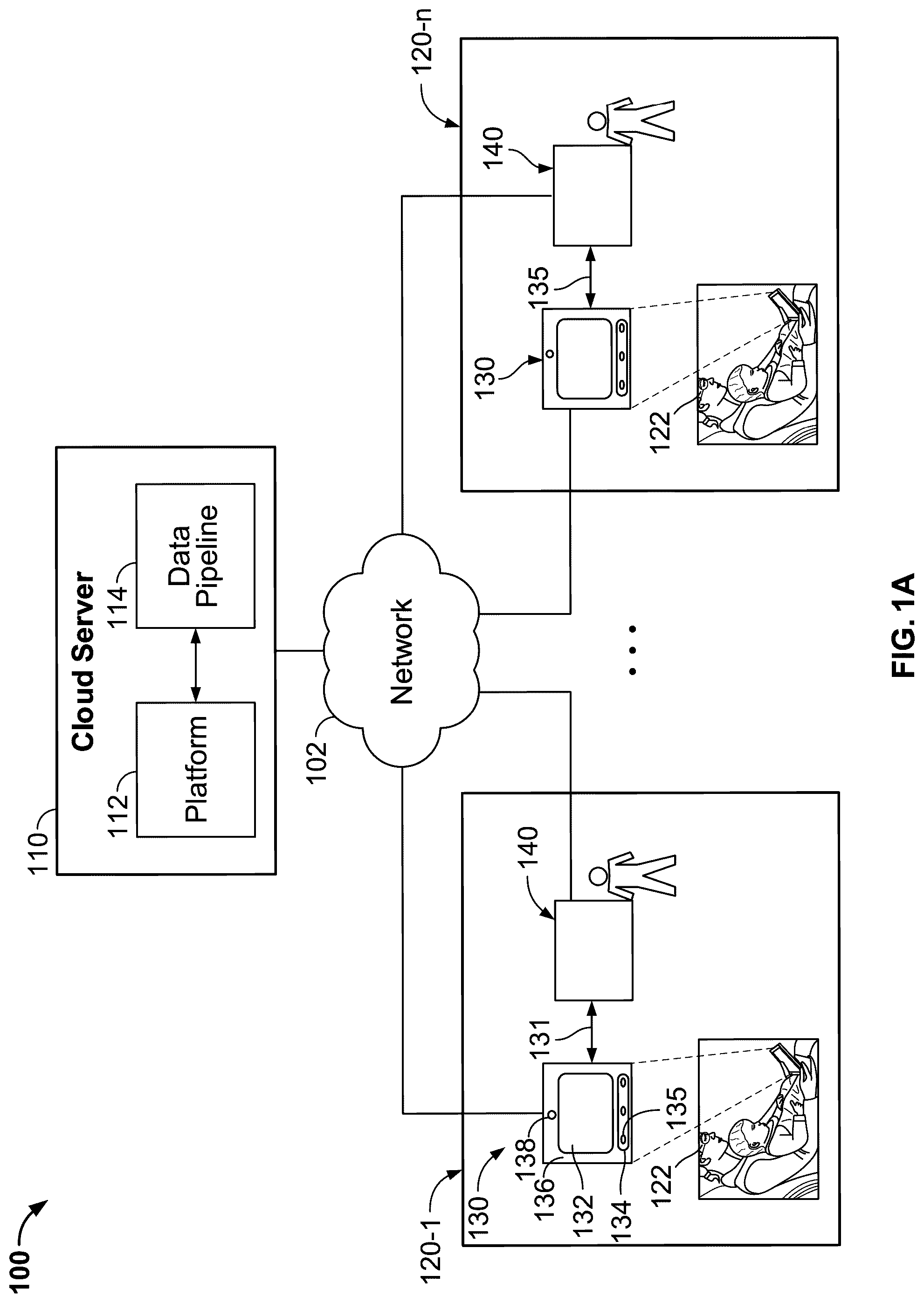 Patent US12318201 — Systems and methods for using portable computer devices having eye-tracking capability — Figure 1