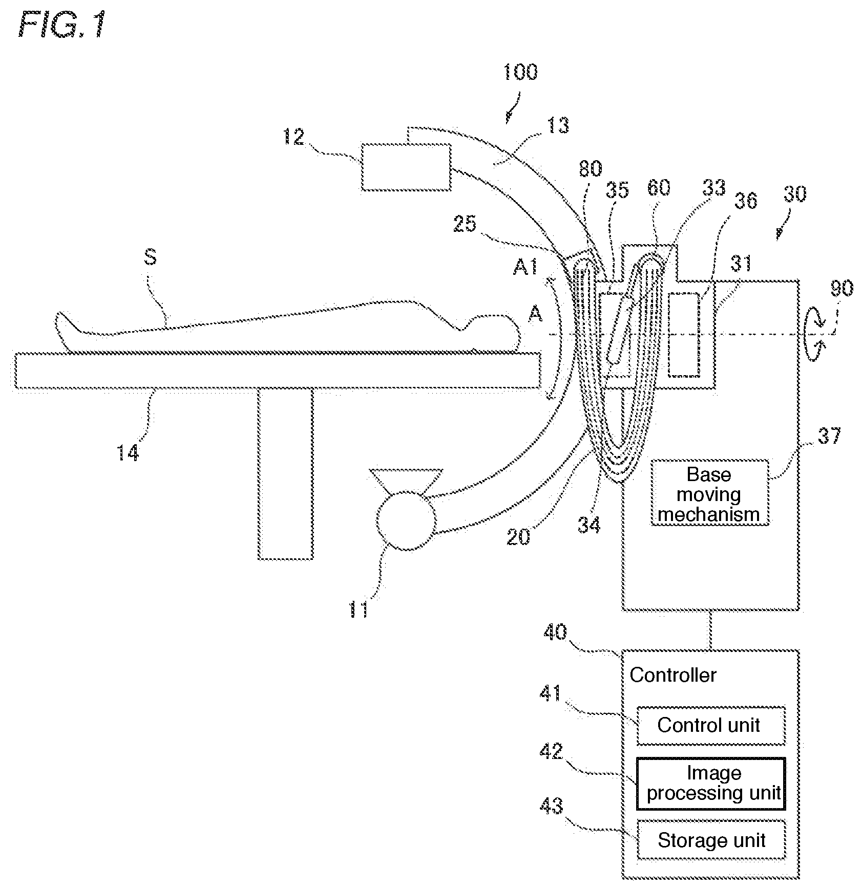 Patent US12318235 — X-ray imaging apparatus — Figure 1