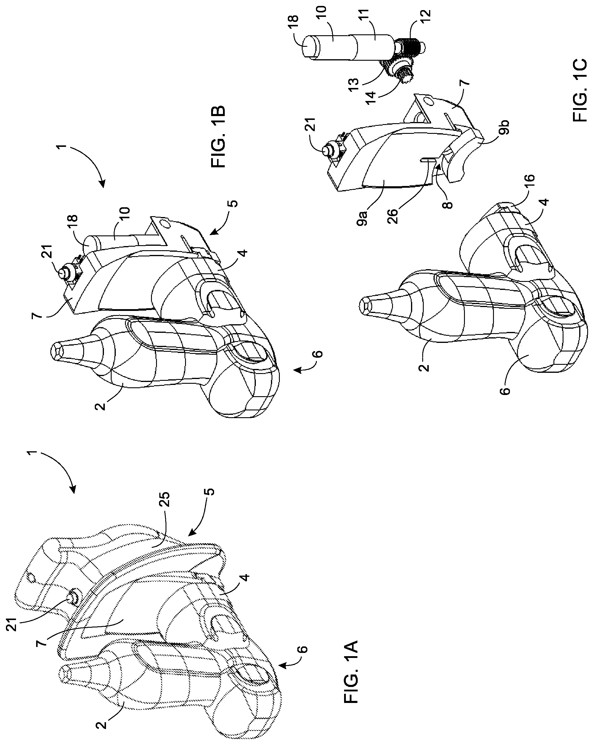 Patent US12318251 — Actuator for ultrasound transducer — Figure 1