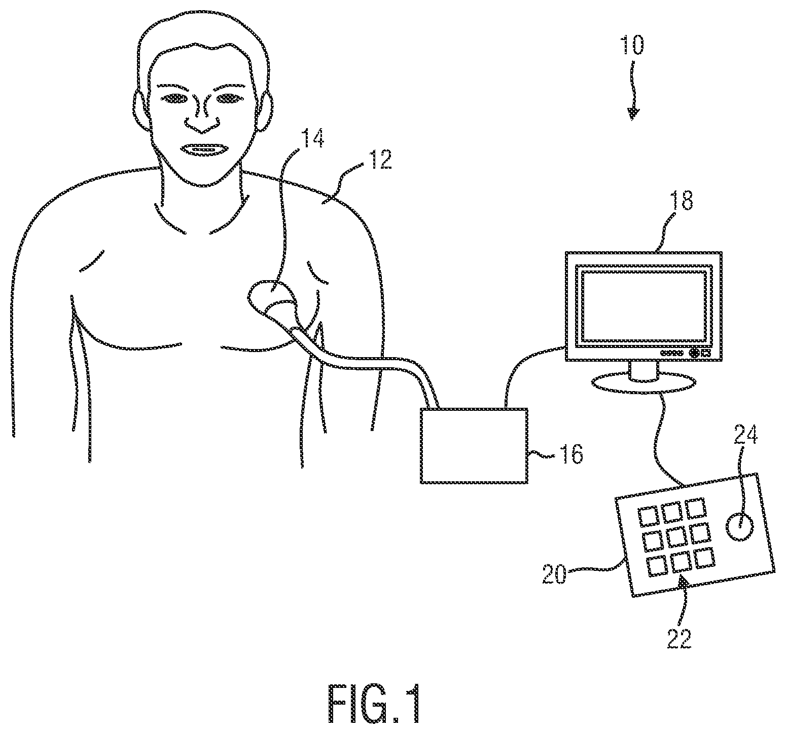 Patent US12318256 — 3D ultrasound imaging system — Figure 1